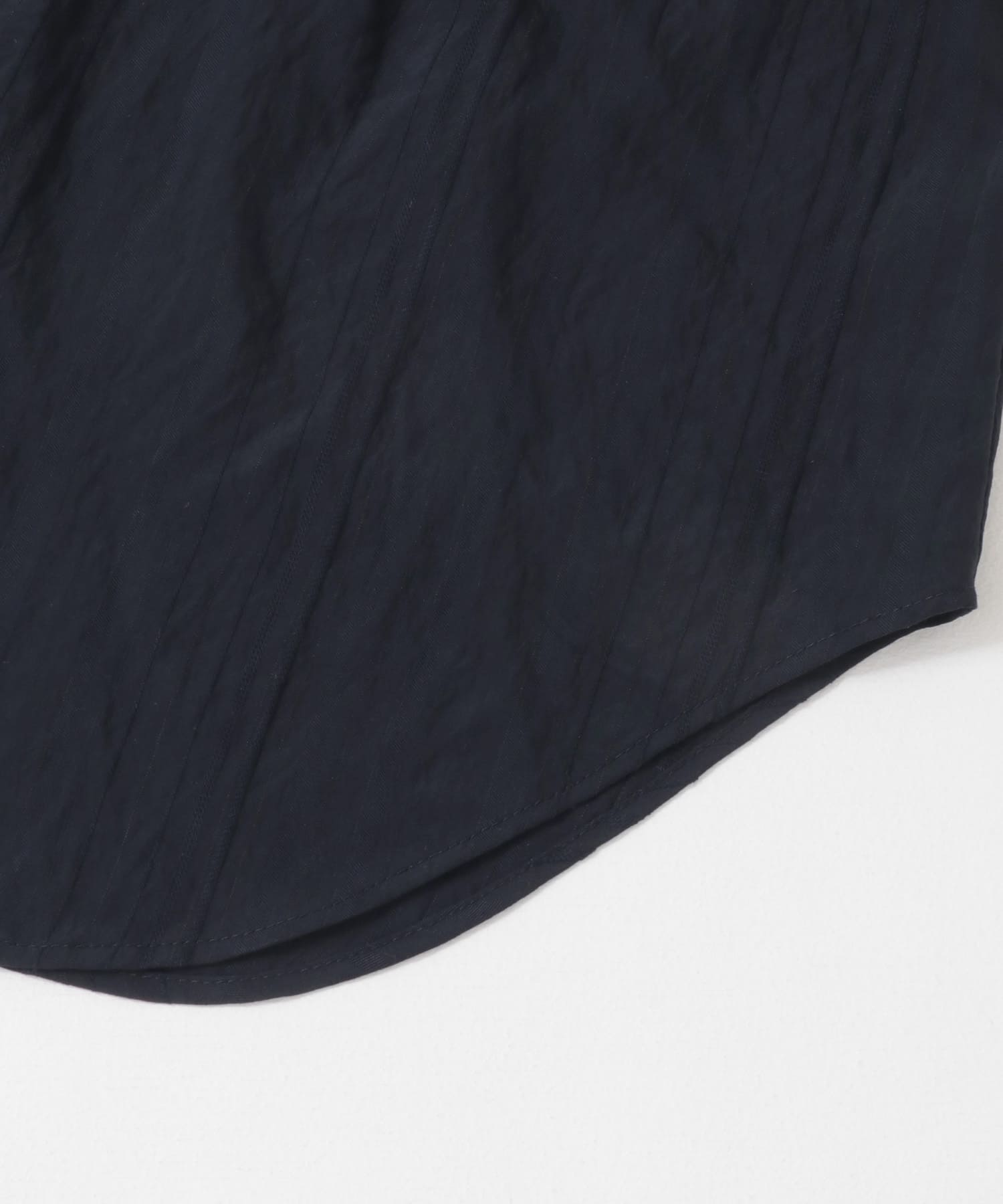 バックオープンストライプシャツ D.NAVY one