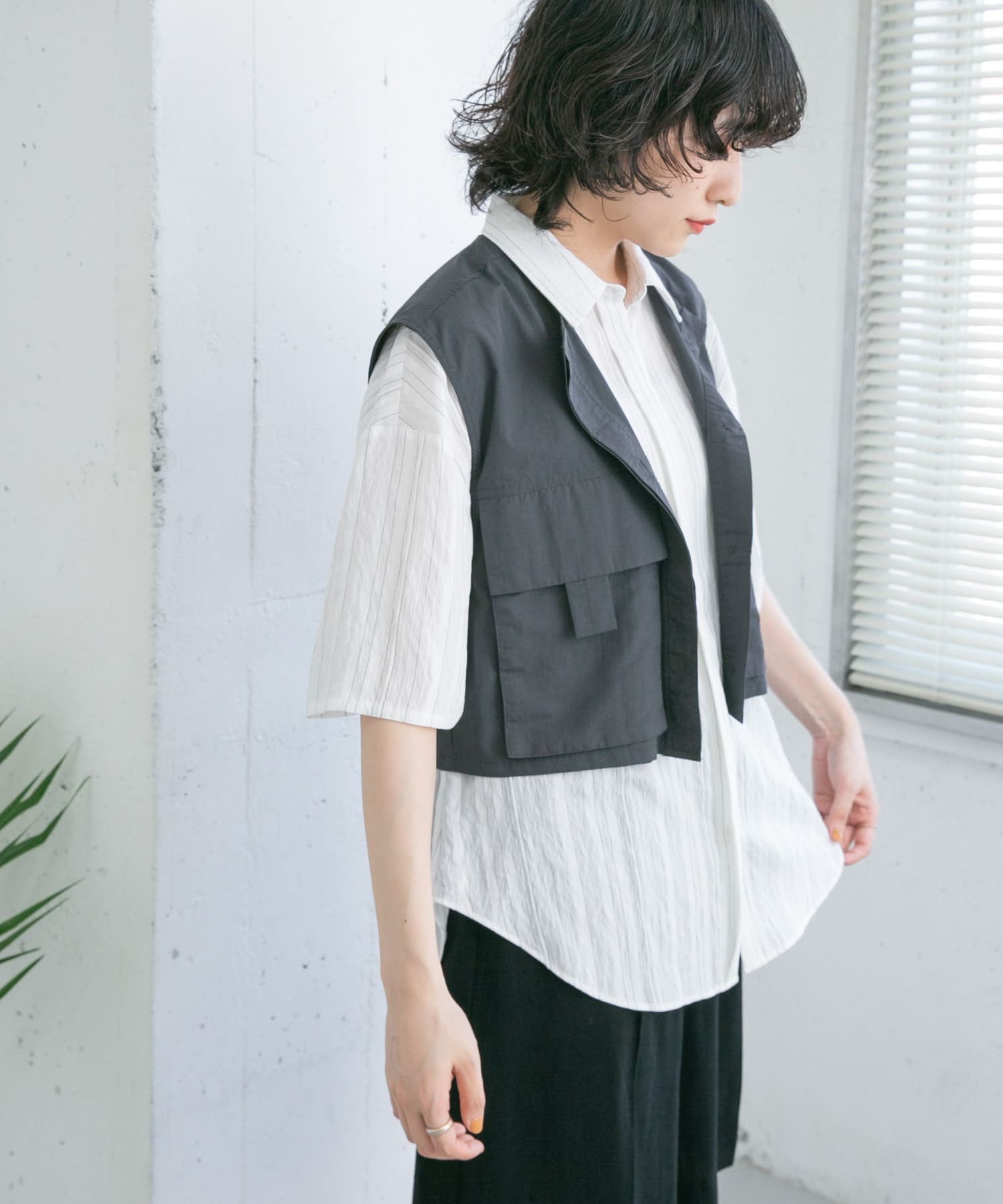 身長：160cm サイズ：one