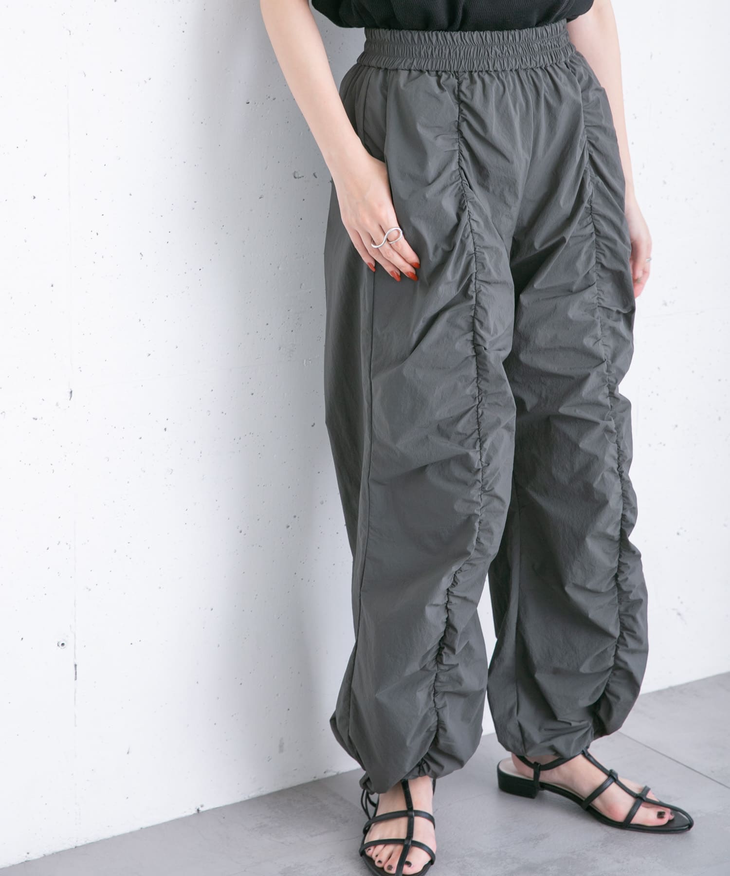 身長：157cm サイズ：one