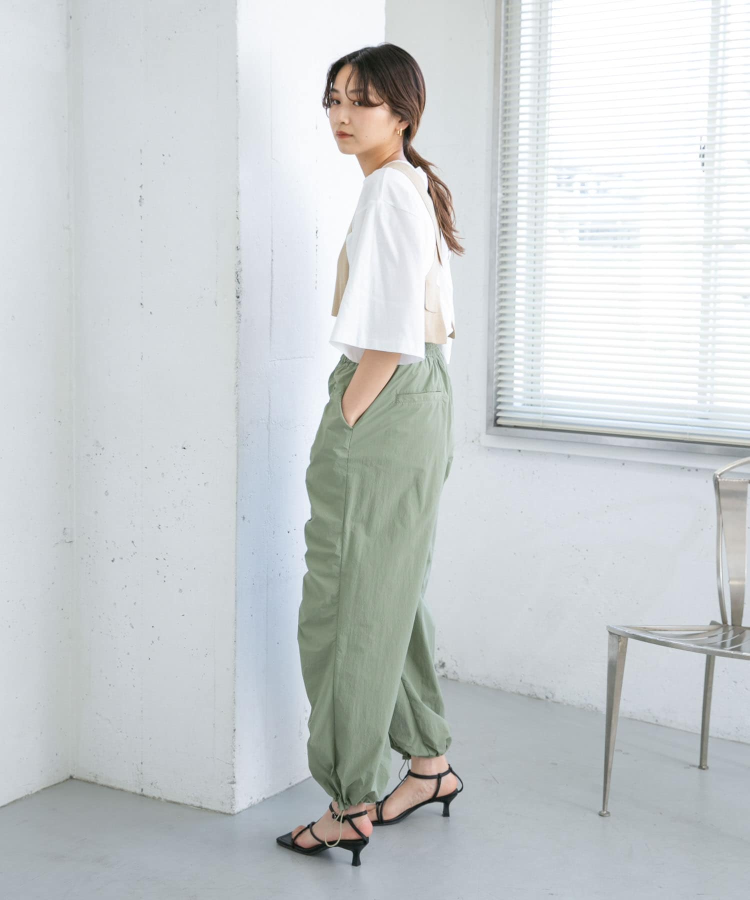 身長：165cm サイズ：one