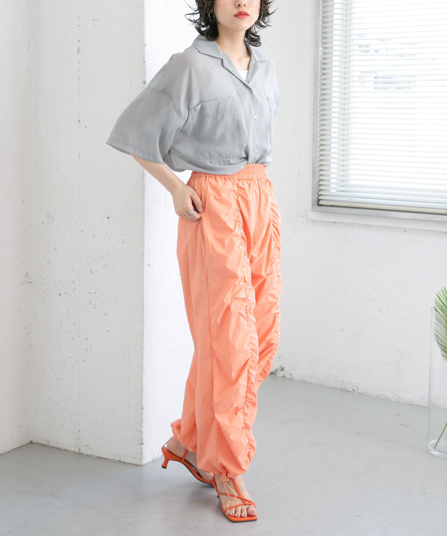 身長：160cm サイズ：one
