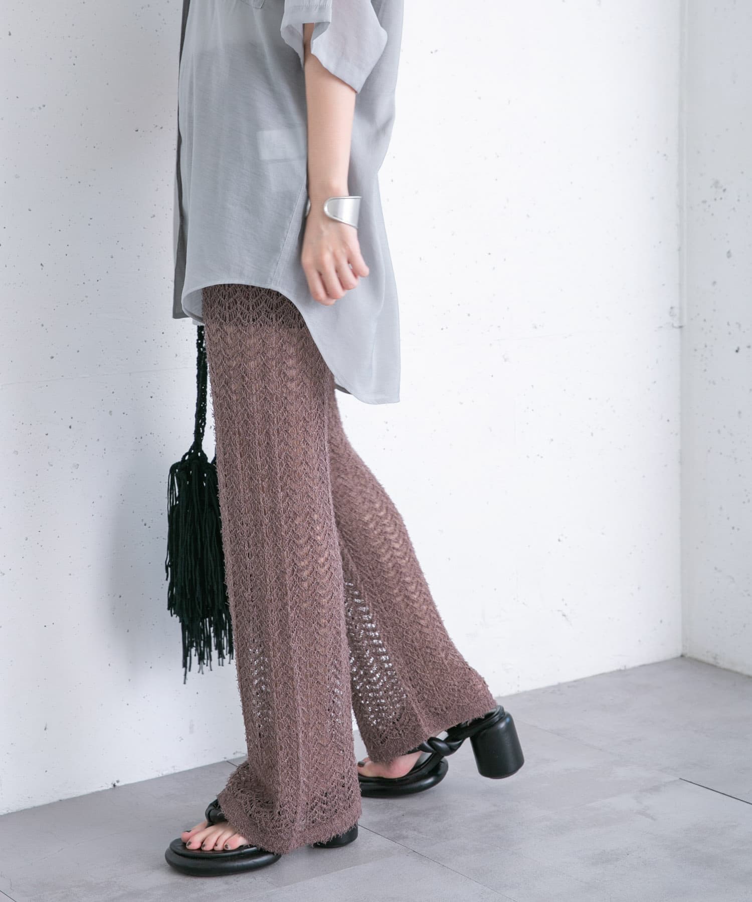身長：157cm サイズ：one