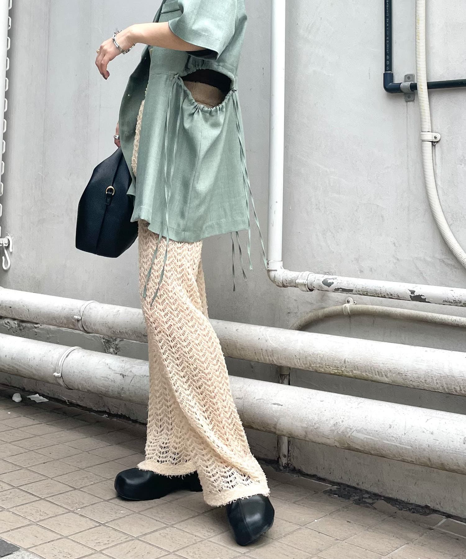 身長：151cm サイズ：one