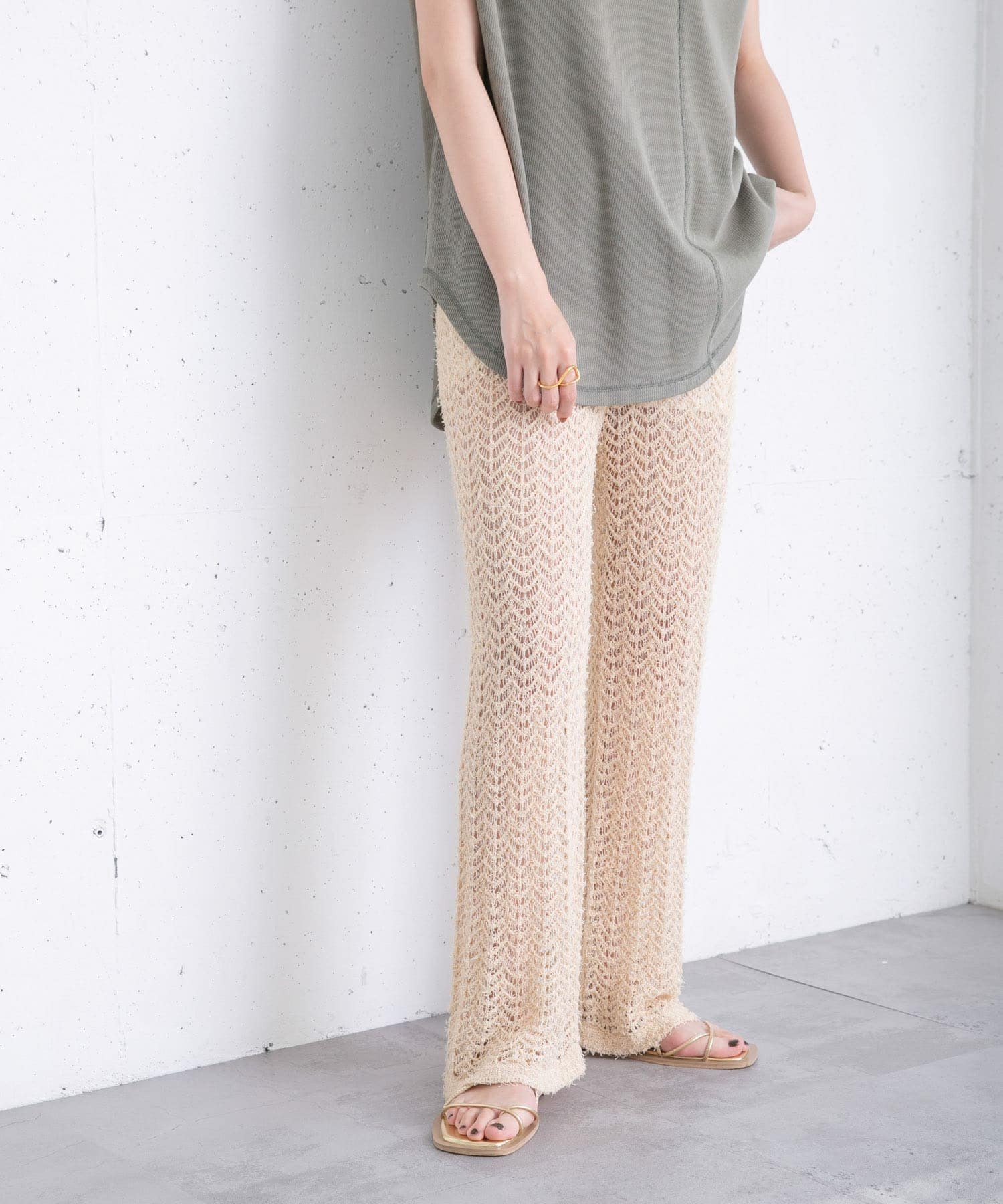 身長：157cm サイズ：one