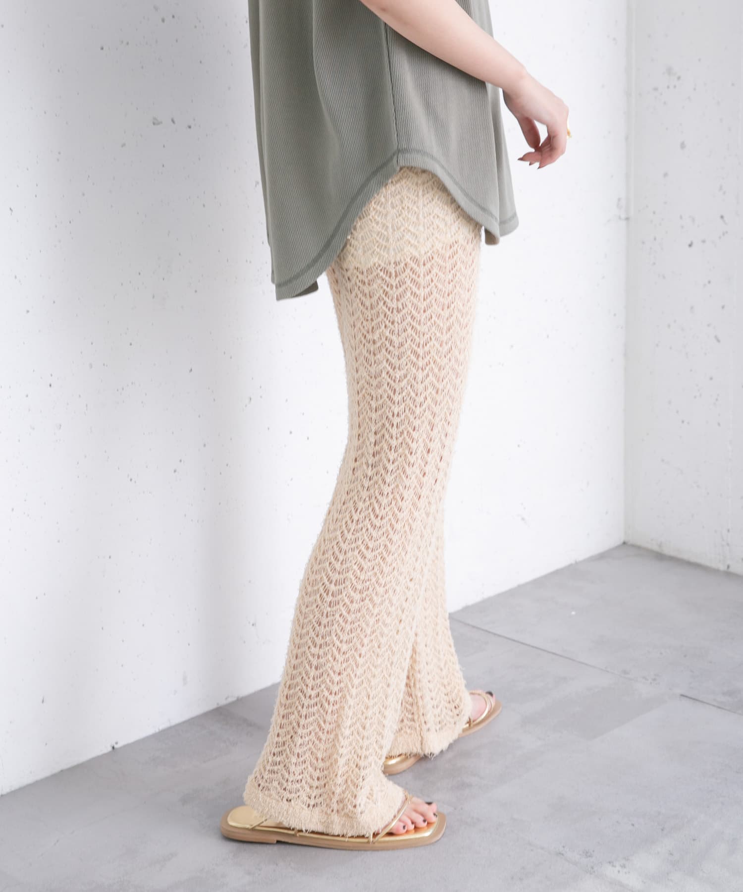 身長：157cm サイズ：one