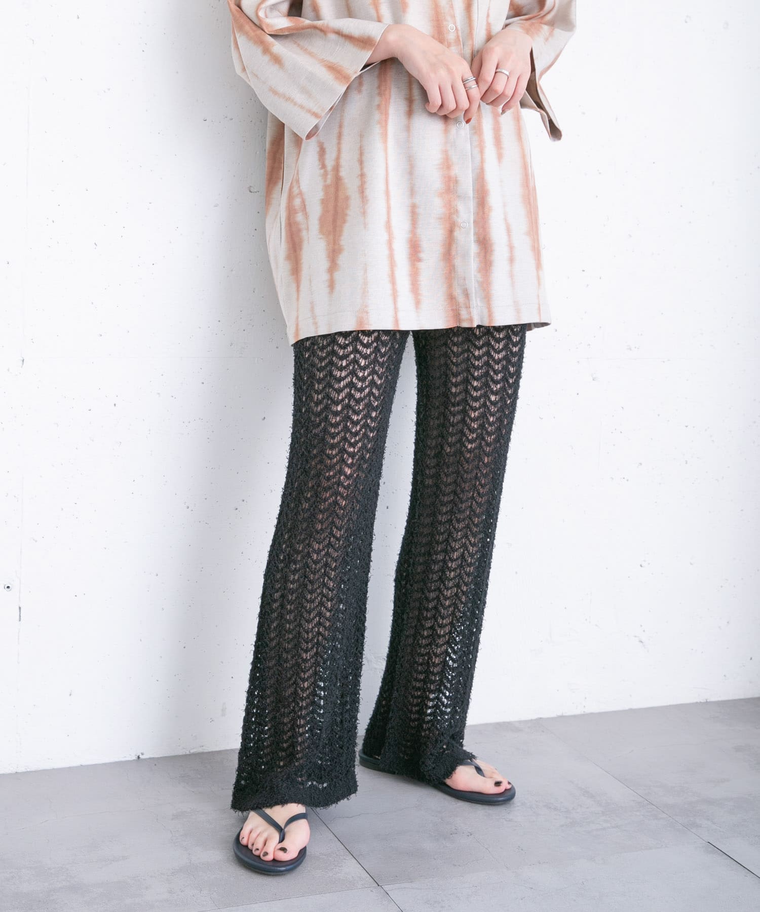 身長：157cm サイズ：one