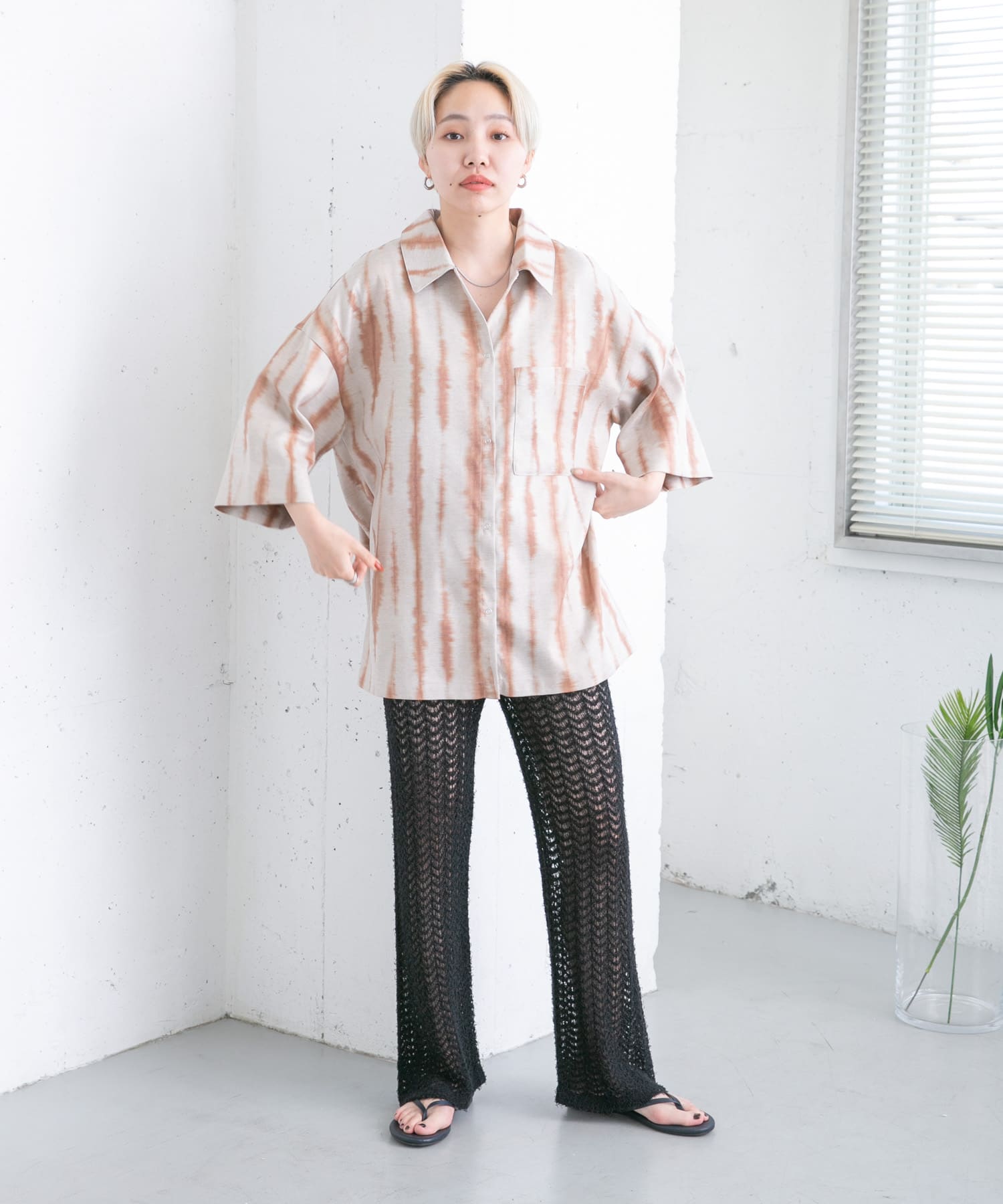 身長：157cm サイズ：one