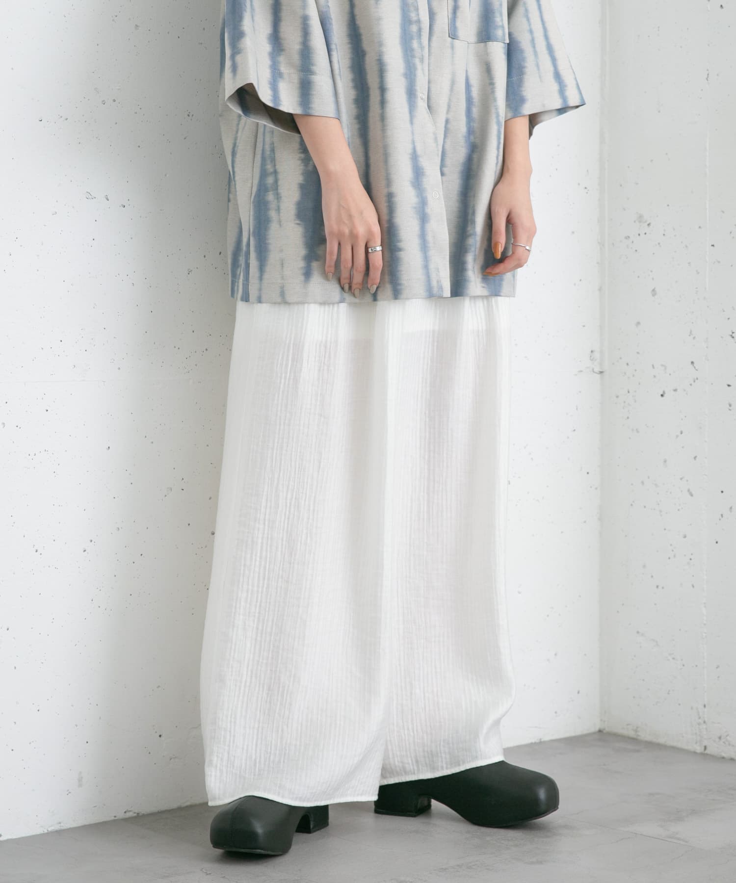身長：157cm サイズ：one