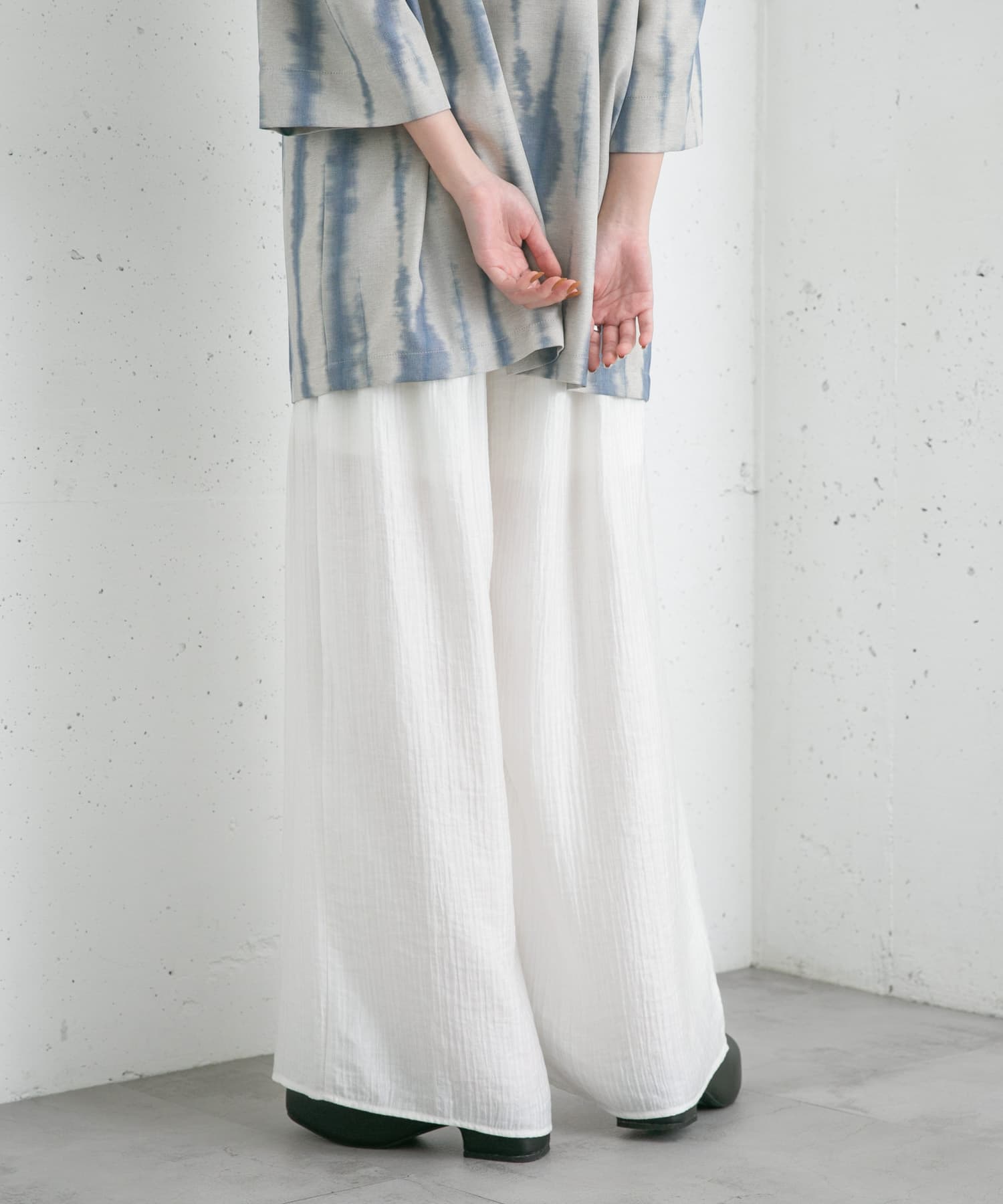 身長：157cm サイズ：one