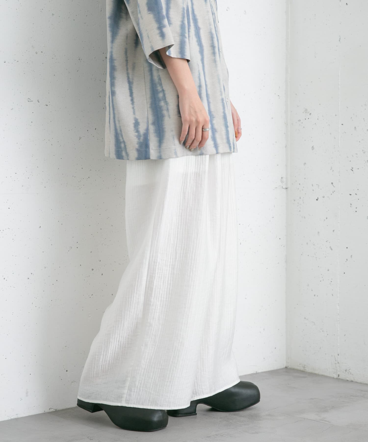 身長：157cm サイズ：one