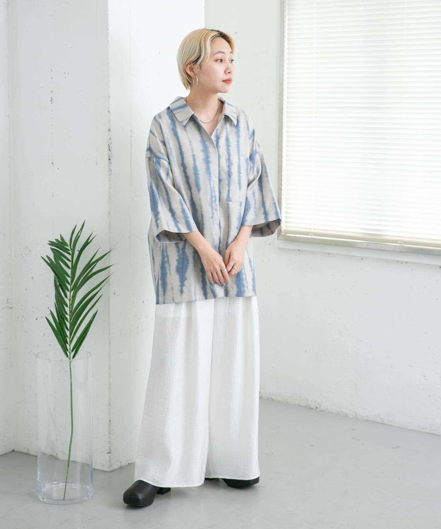 身長：157cm サイズ：one
