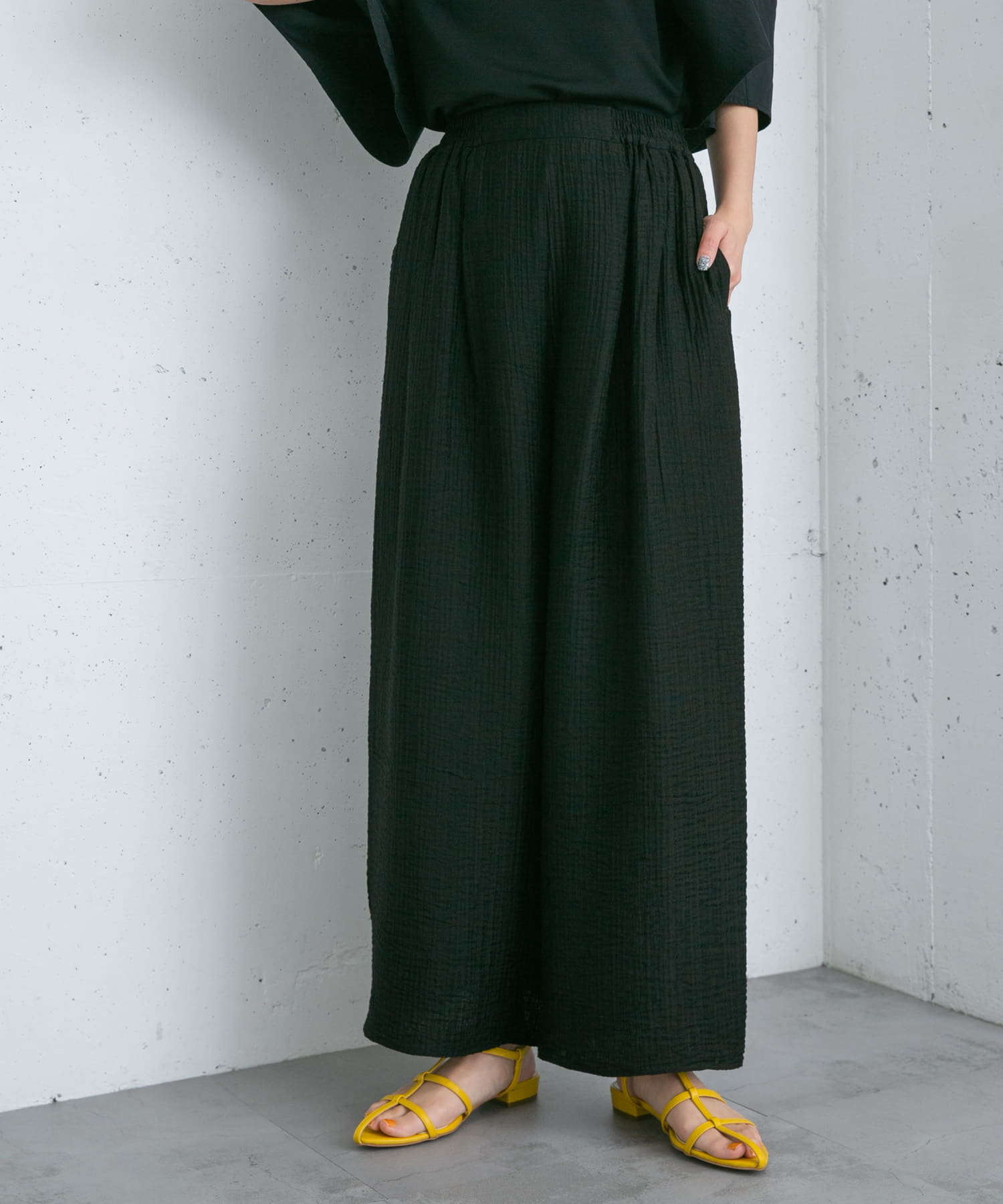 身長：165cm サイズ：one