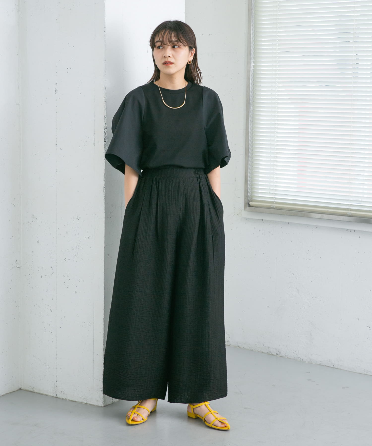 身長：165cm サイズ：one