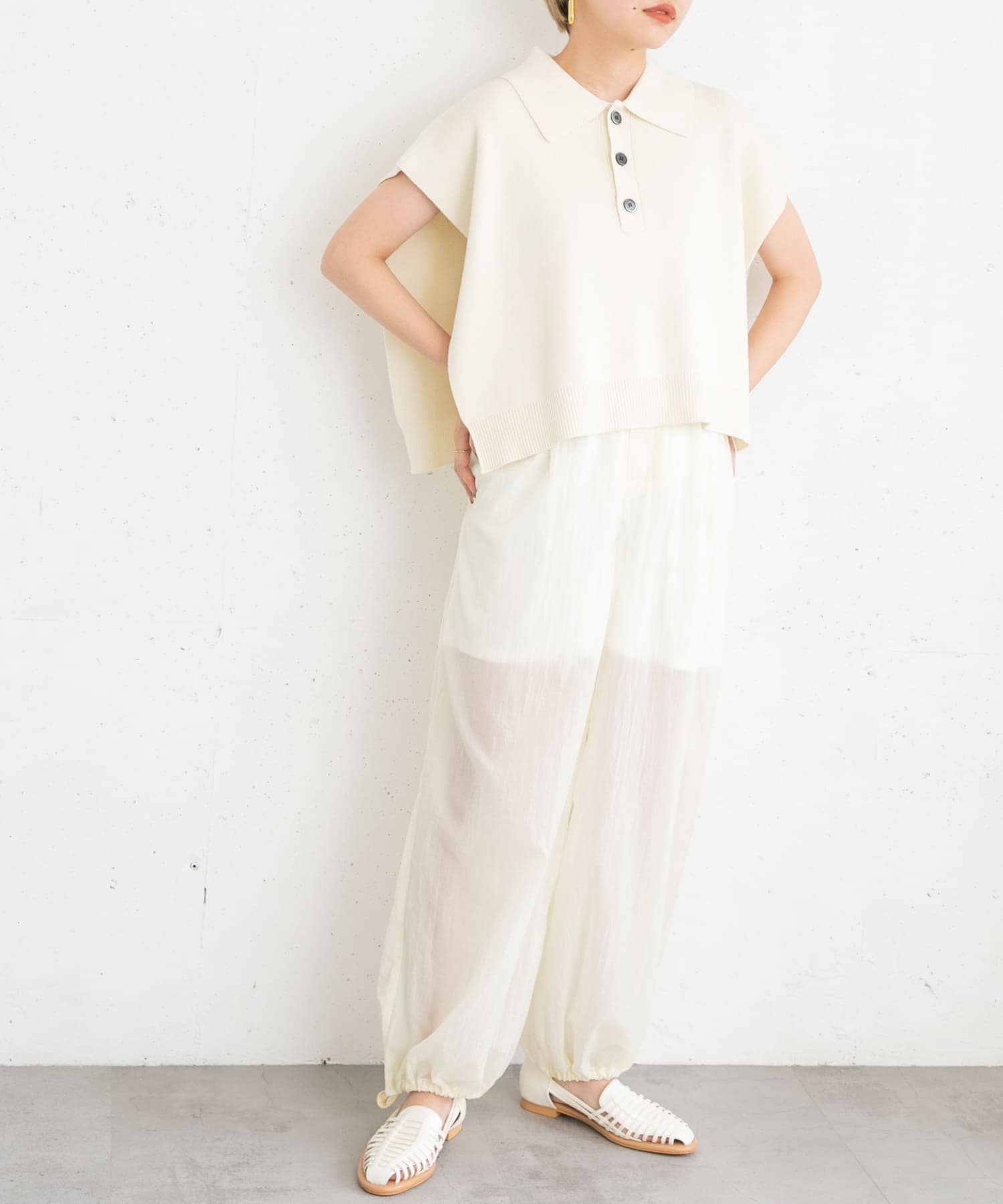 身長：157cm サイズ：one
