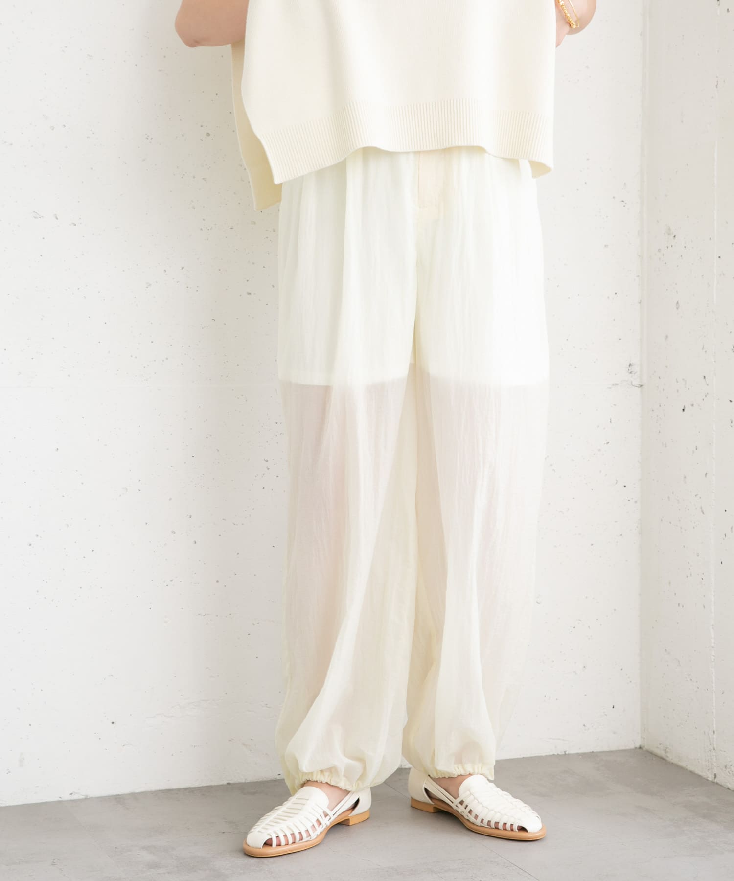 身長：157cm サイズ：one