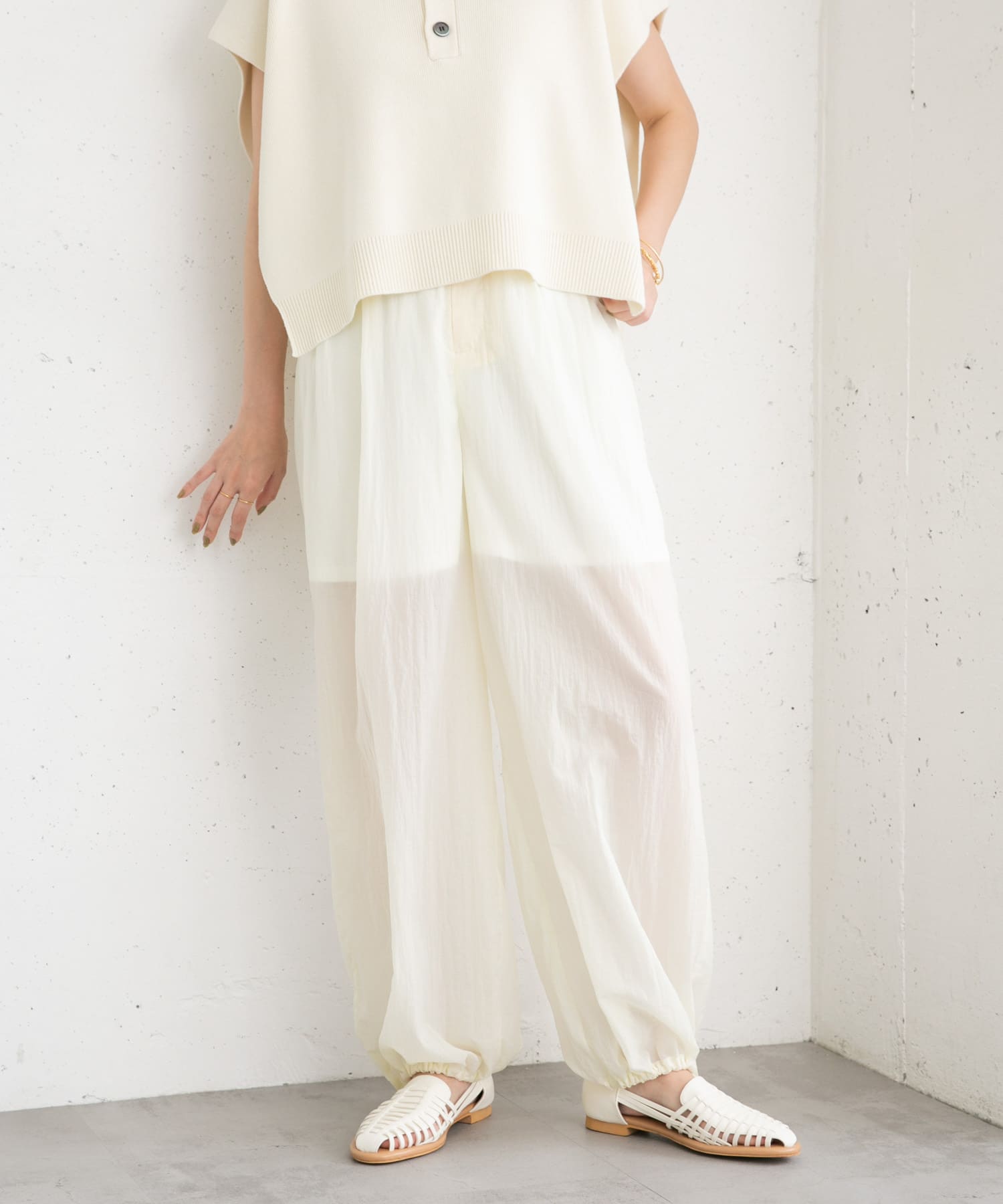 身長：157cm サイズ：one