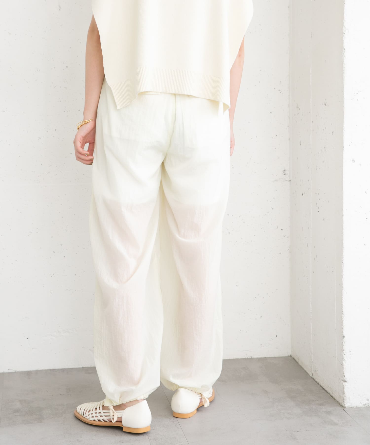 身長：157cm サイズ：one