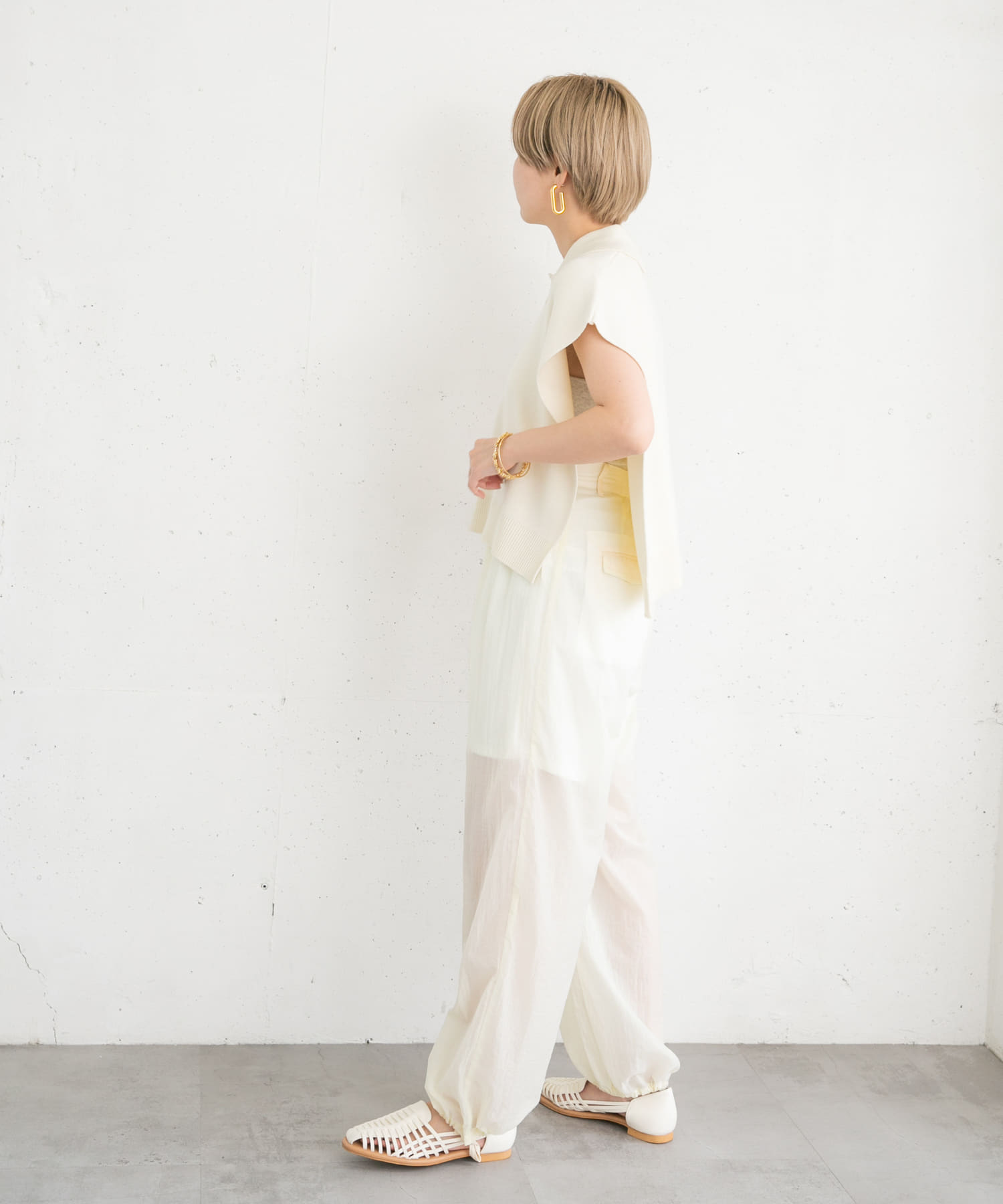 身長：157cm サイズ：one