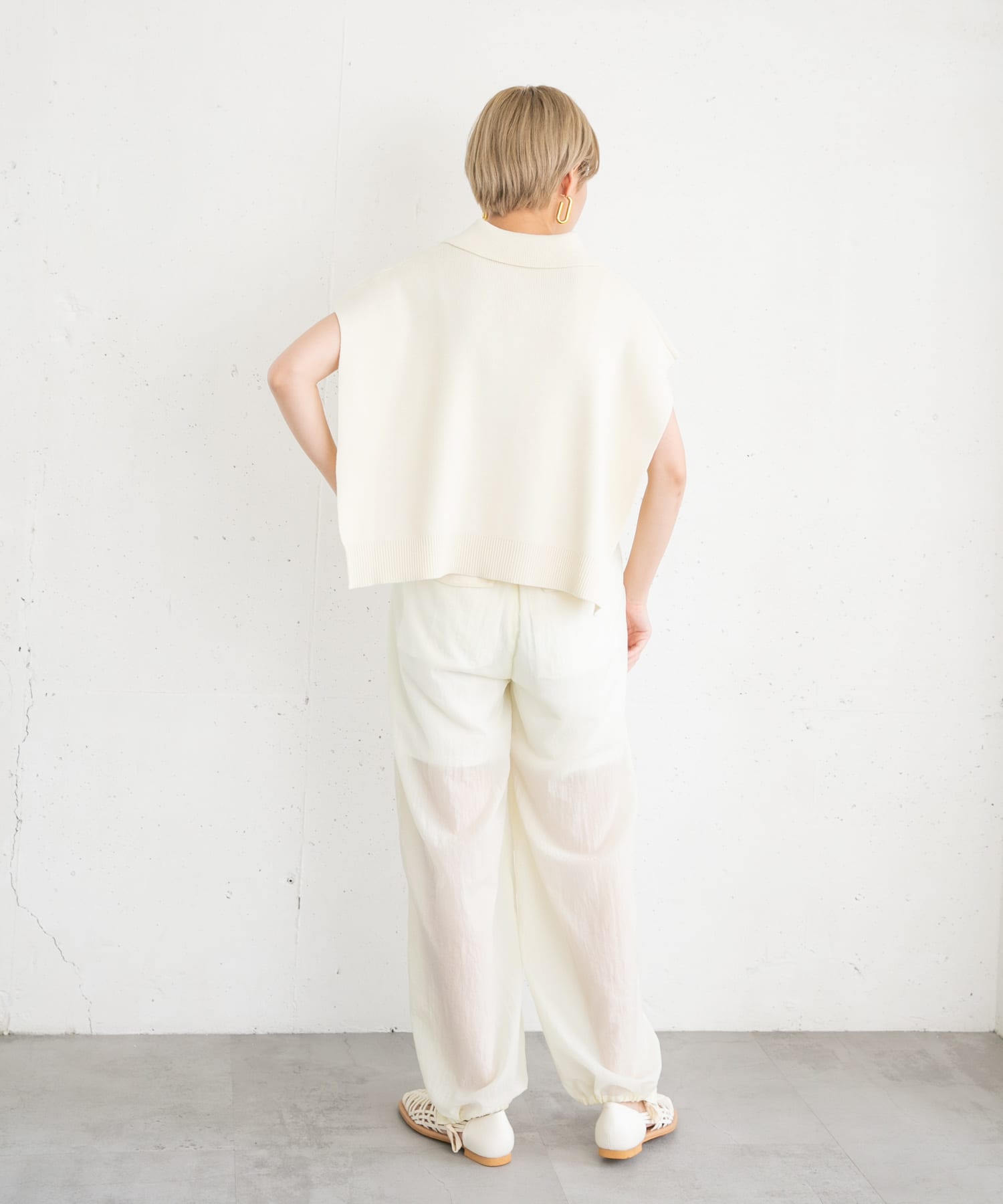 身長：157cm サイズ：one