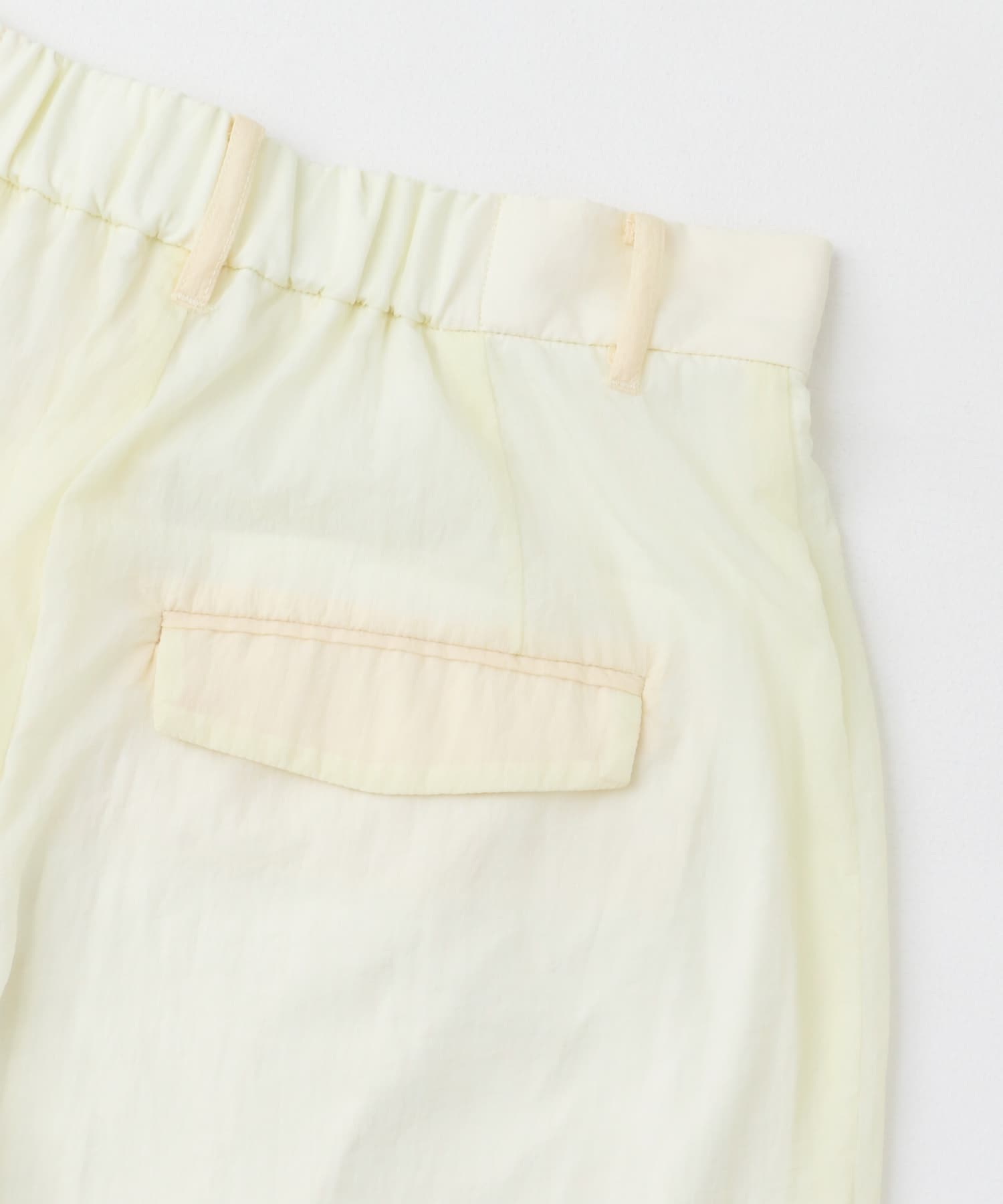 シアードロストヘムパンツ IVORY one
