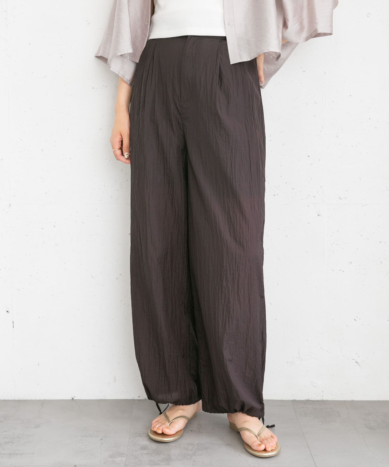 身長：165cm サイズ：one