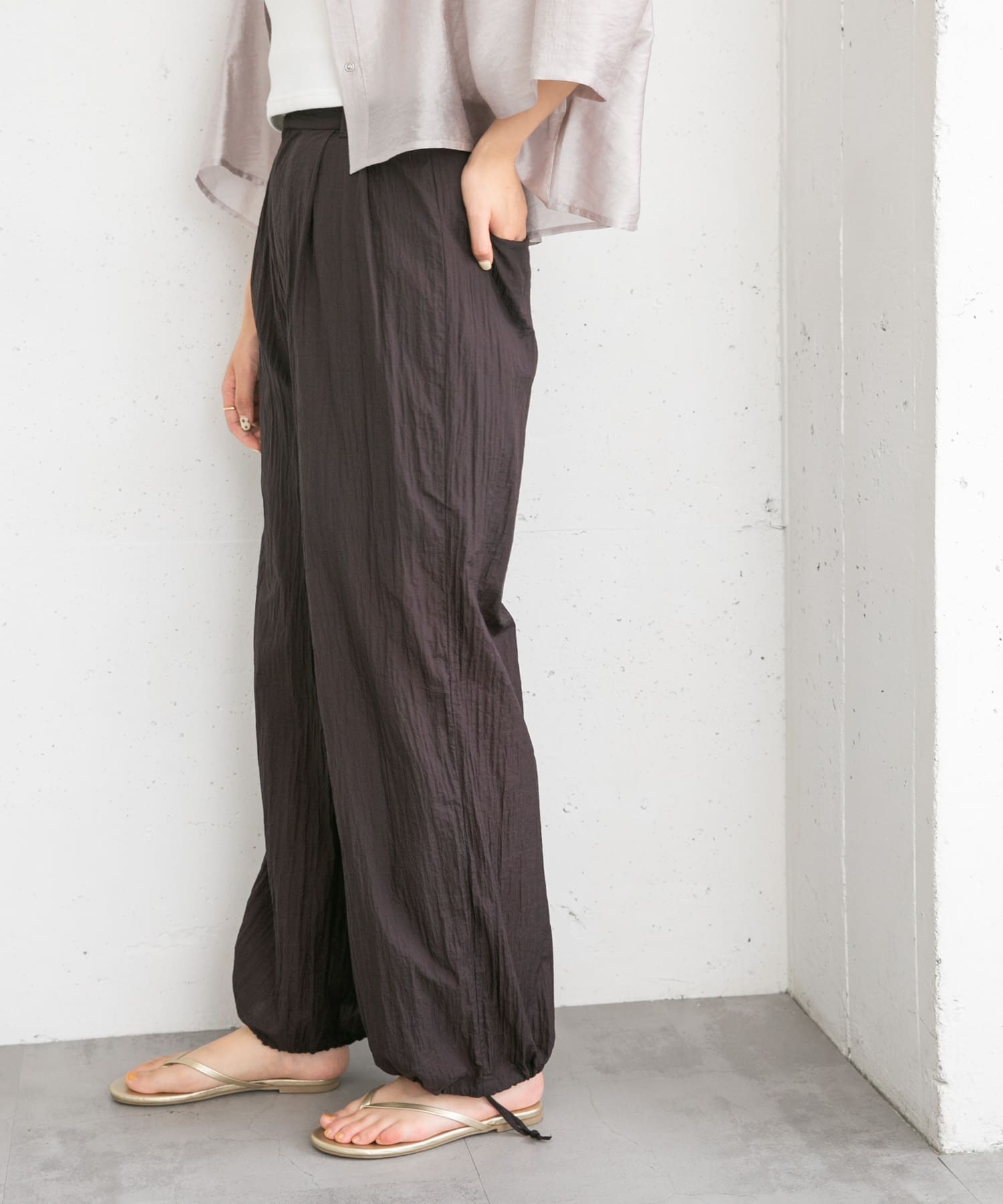 身長：165cm サイズ：one