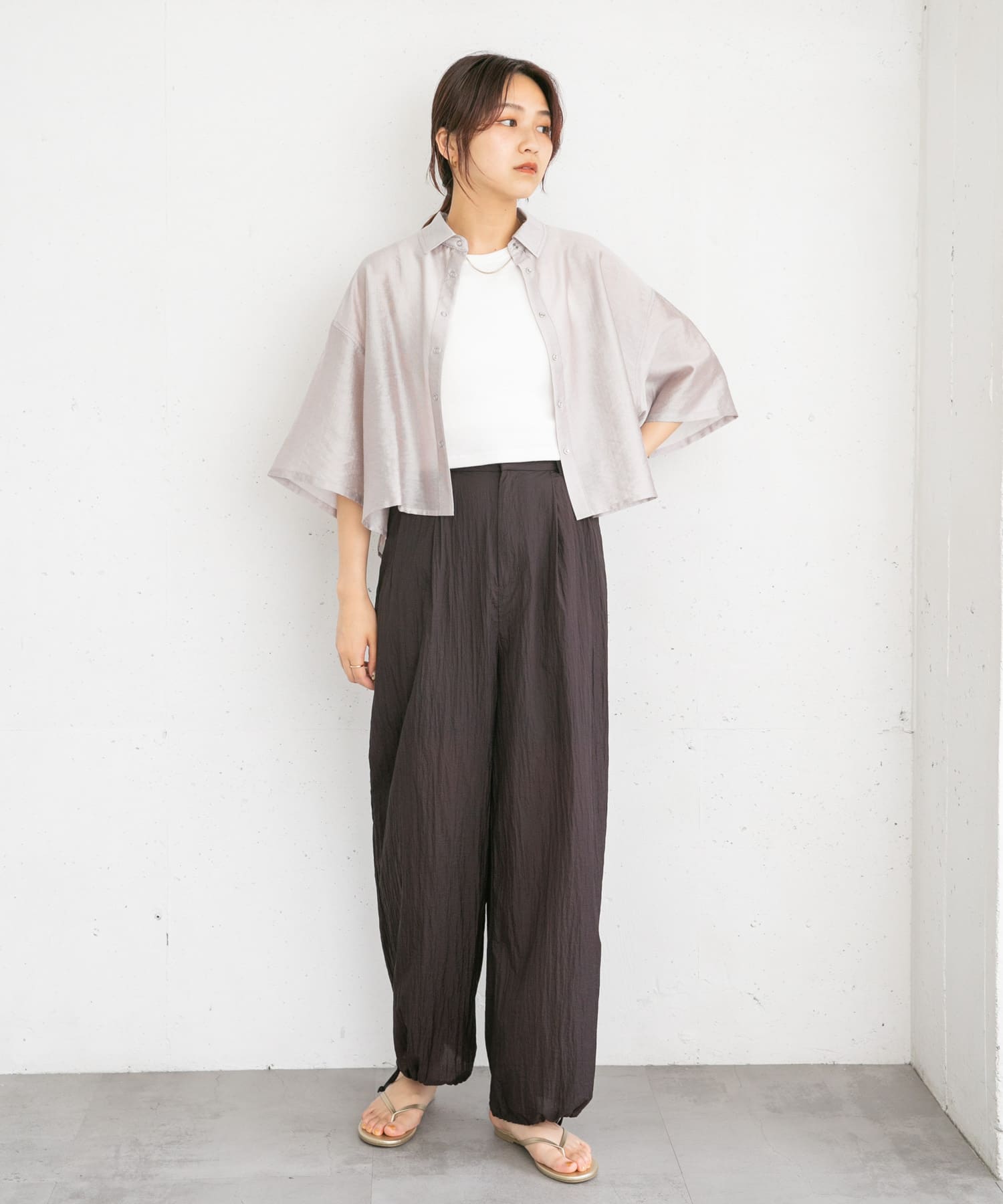 身長：165cm サイズ：one