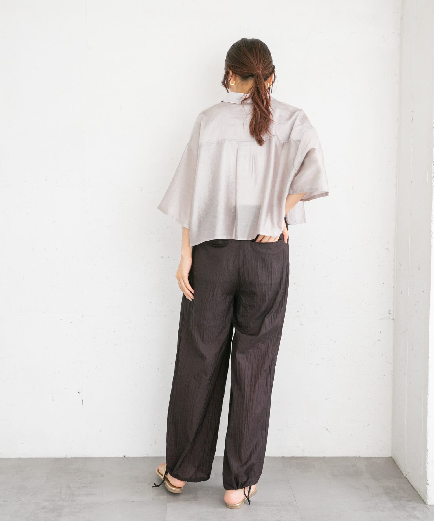身長：165cm サイズ：one