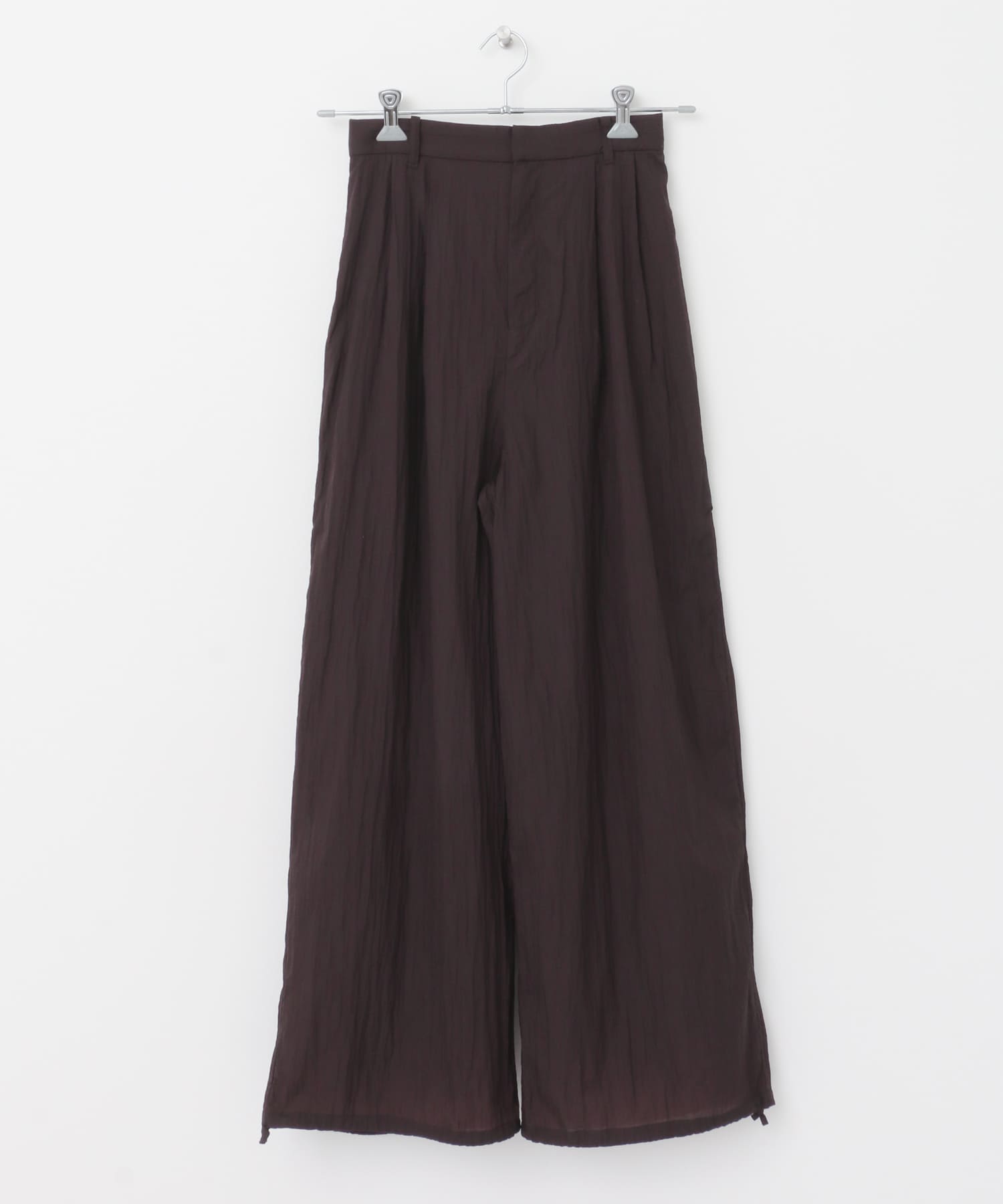 シアードロストヘムパンツ DARKCHERRY one