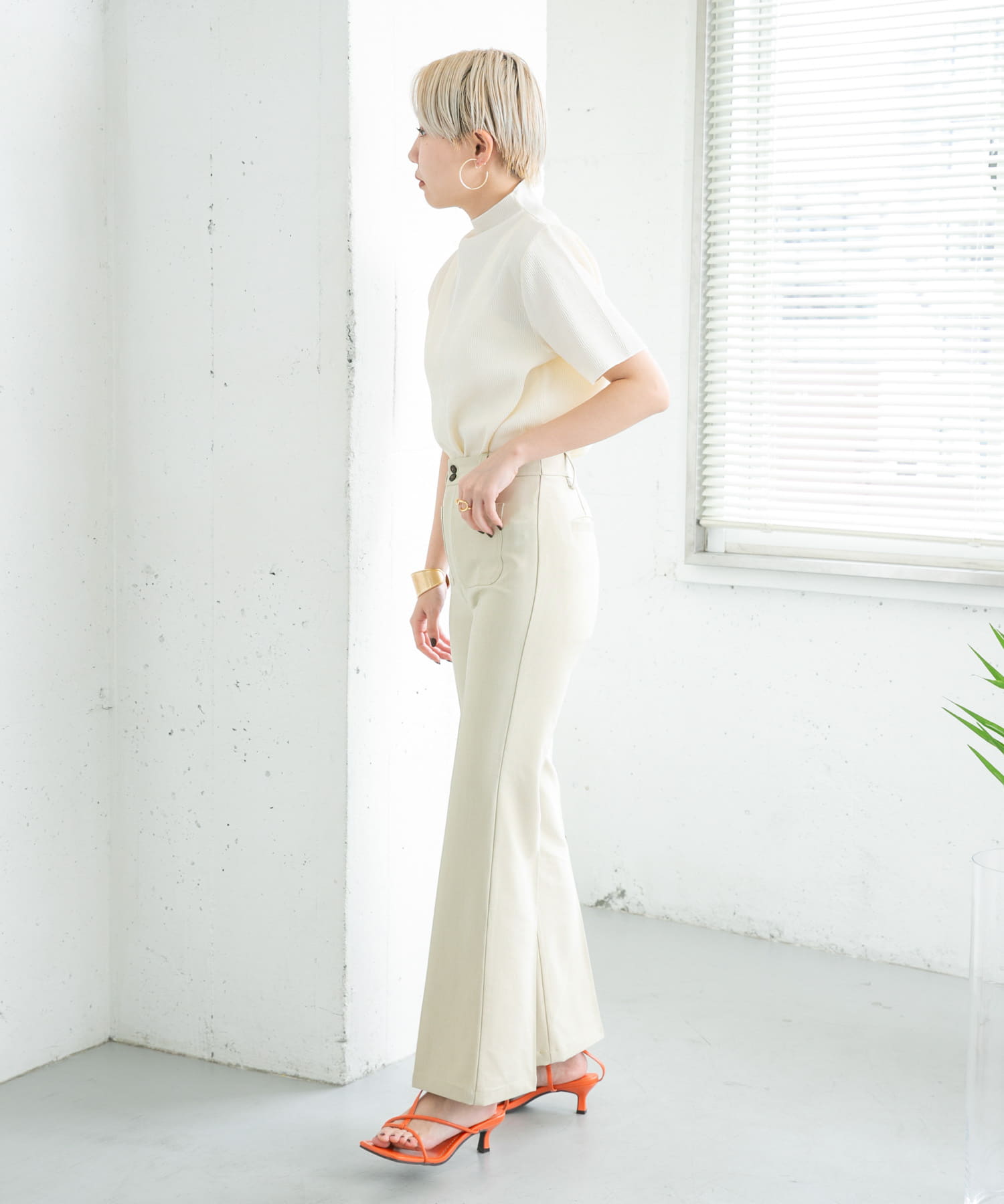 身長：157cm サイズ：34