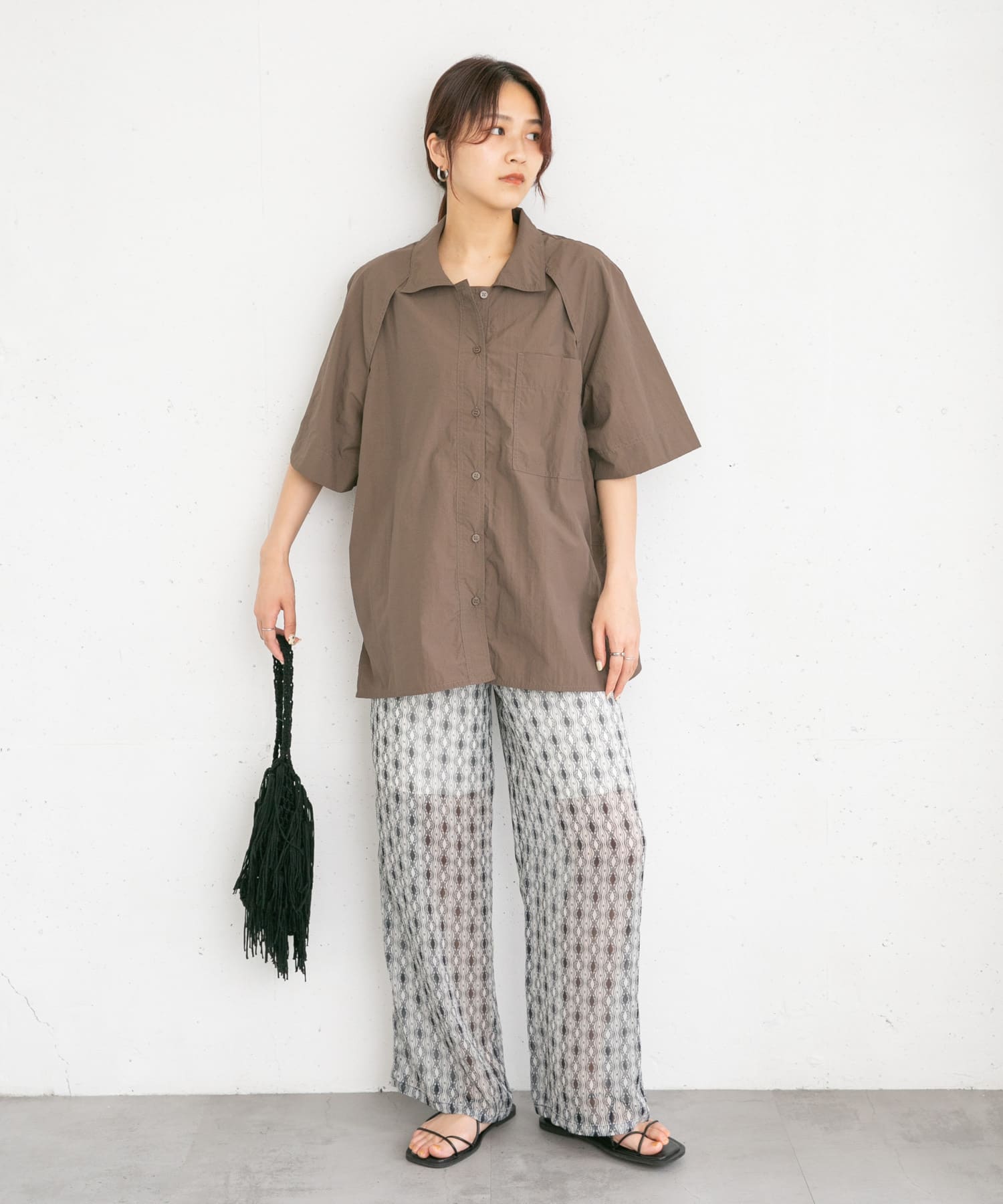 身長：165cm サイズ：one