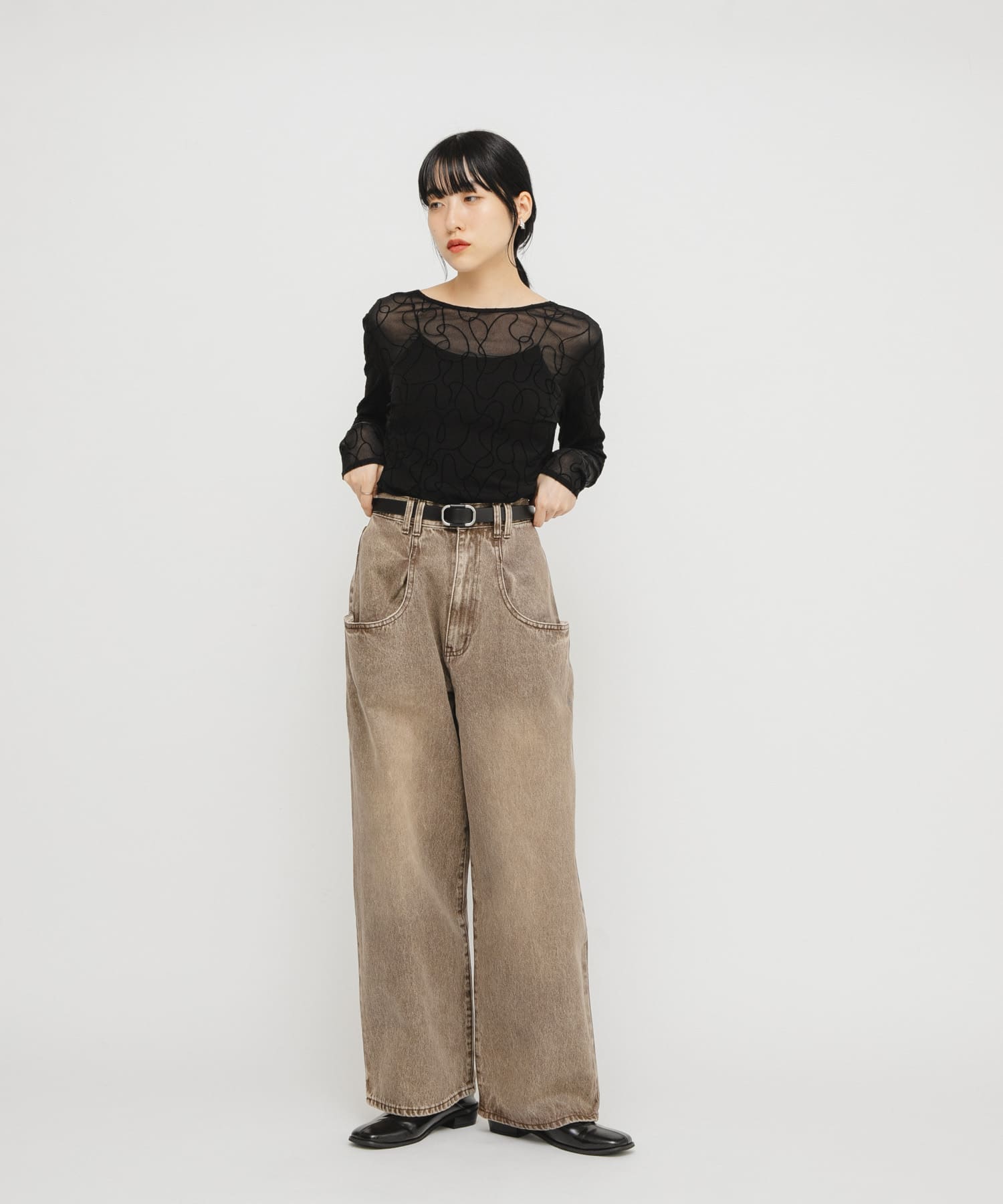 身長：160cm サイズ：34