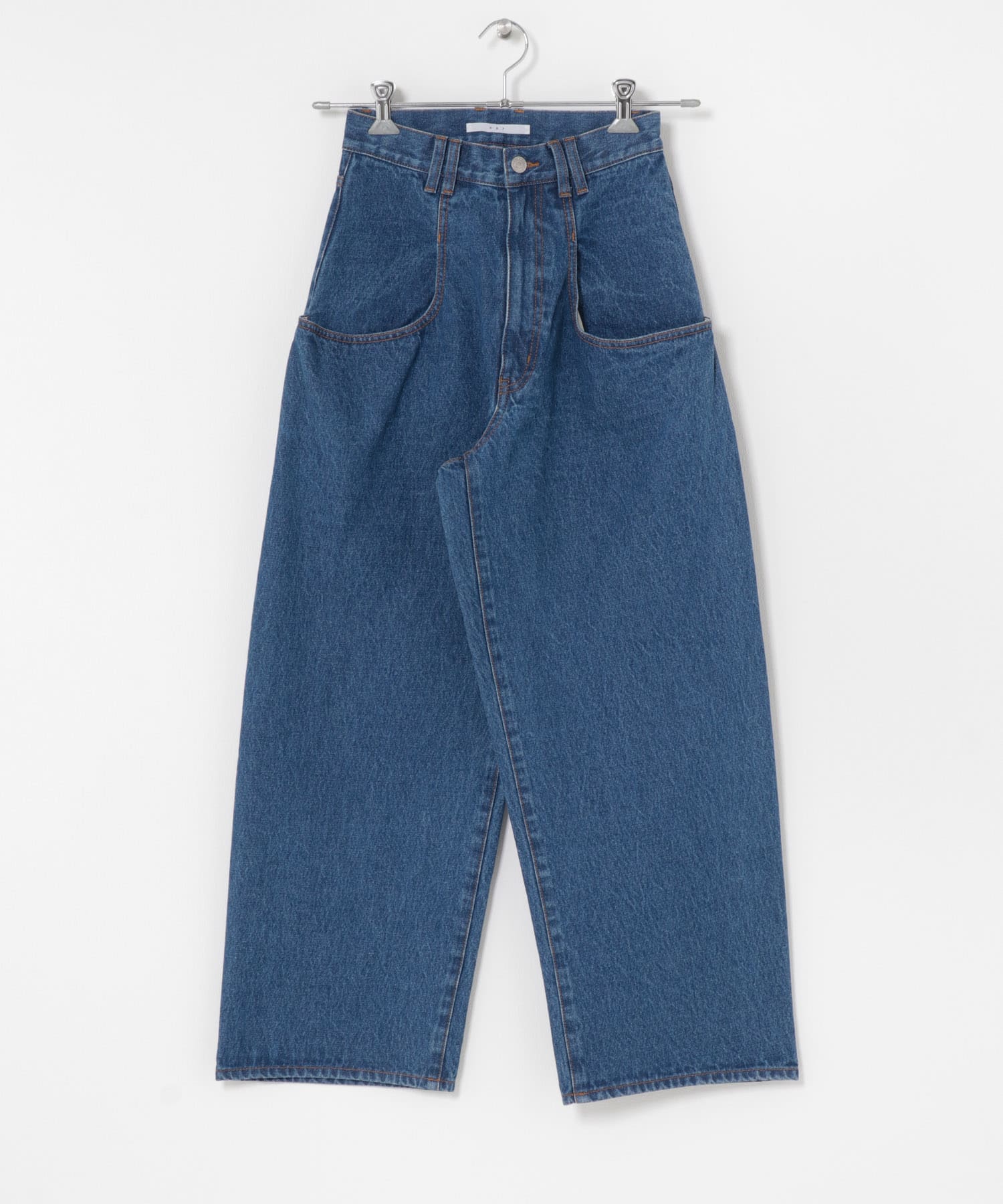 『3サイズ展開』BIGポケットデザインデニム BLUE 34