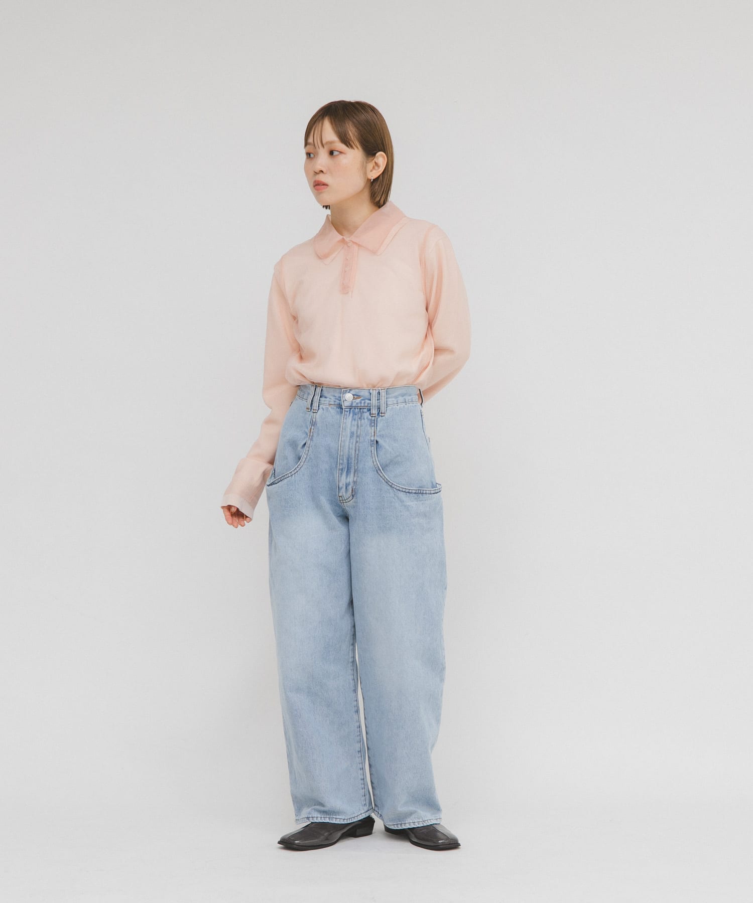 一部WEB限定カラー』『3サイズ展開』BIGポケットデザインデニム(34