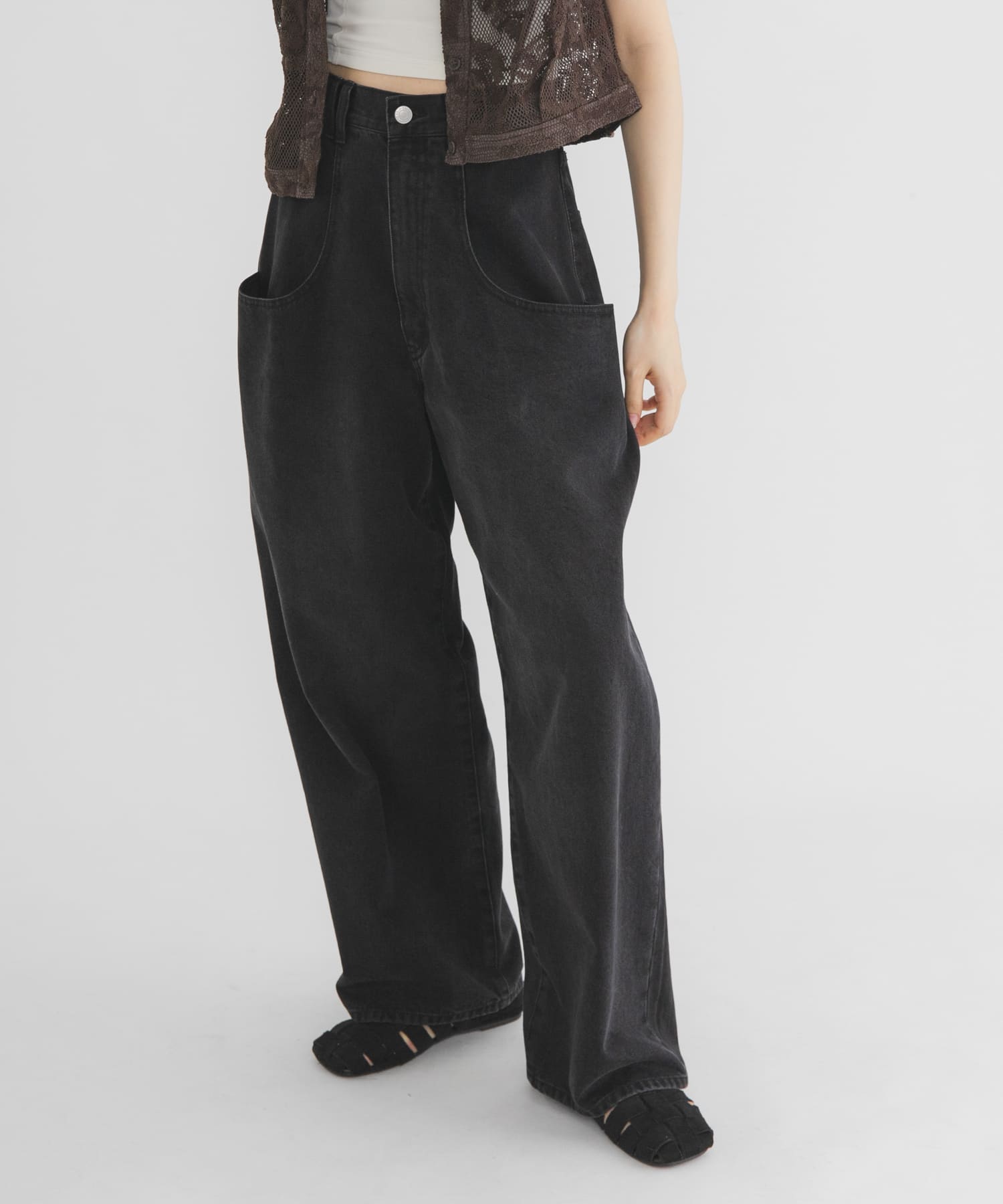 『3サイズ展開』BIGポケットデザインデニム