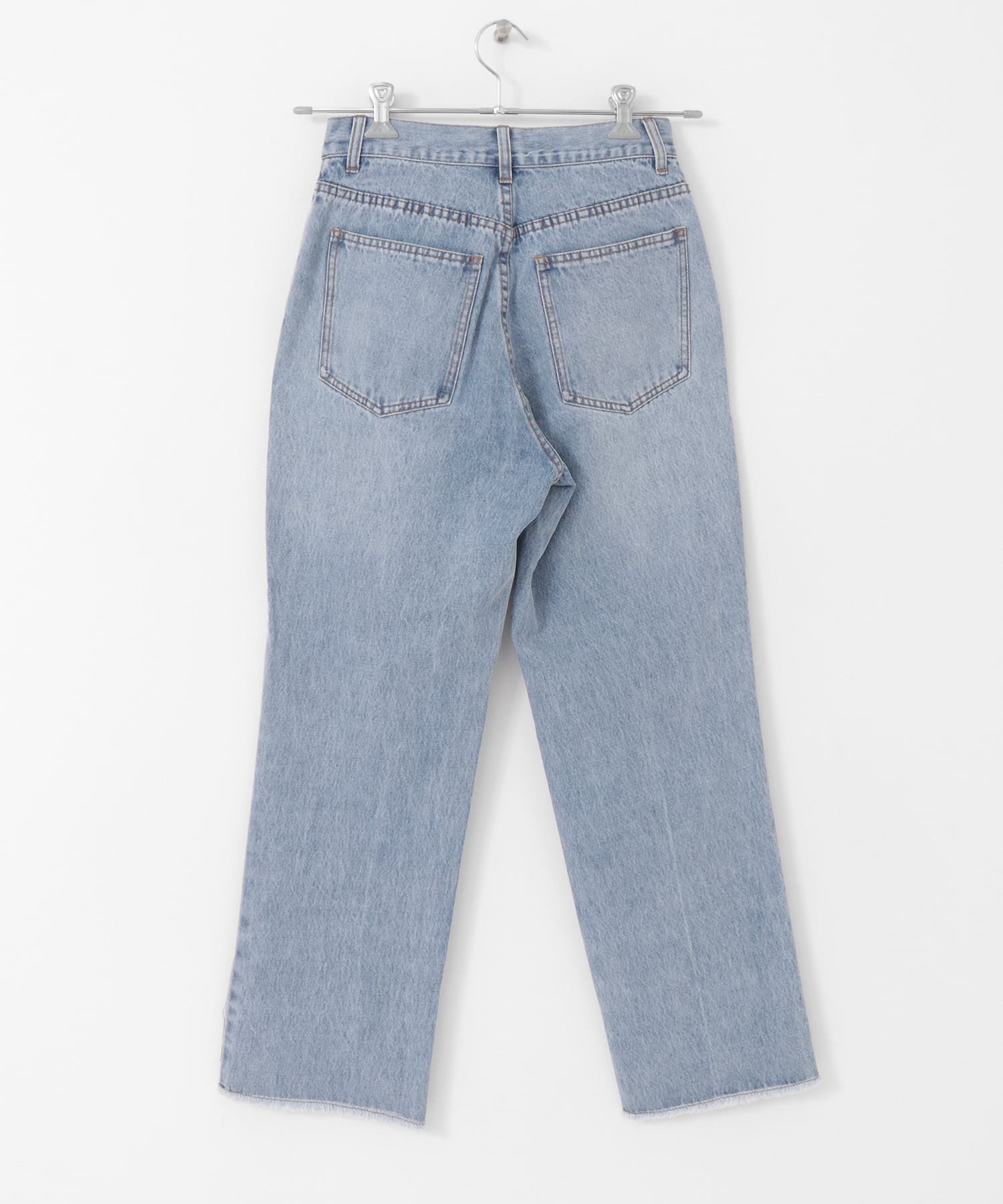 リメイクダメージスリットデニム L.BLUE 36