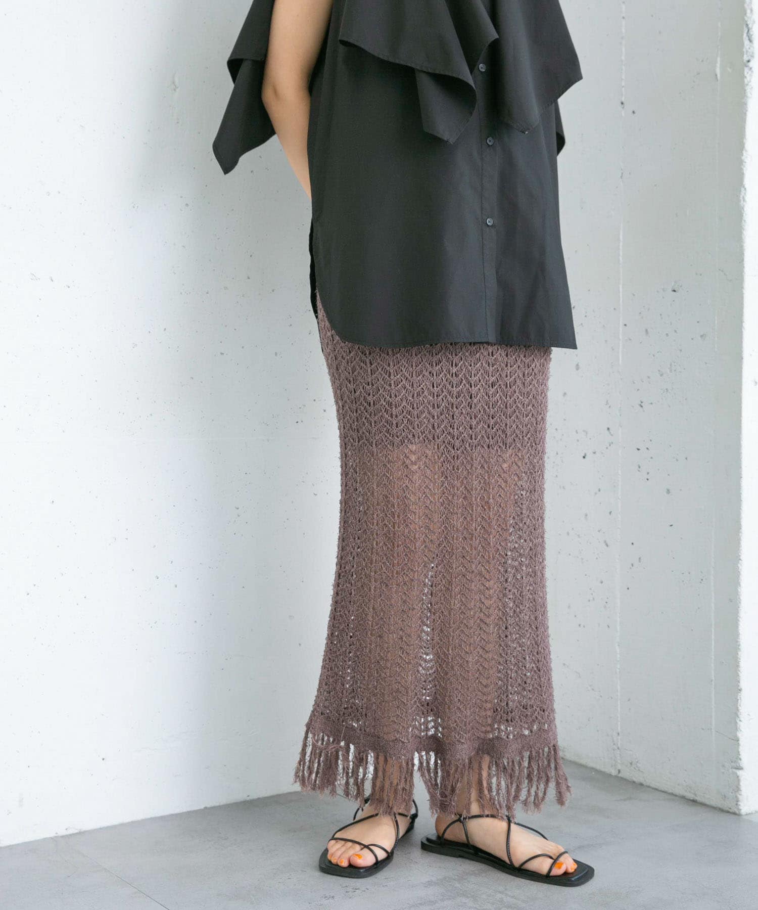 身長：165cm サイズ：one