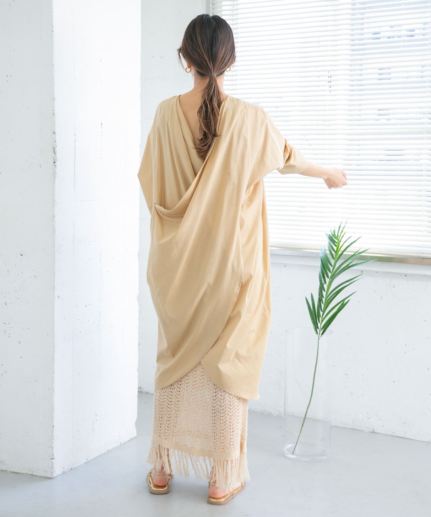 身長：165cm サイズ：one