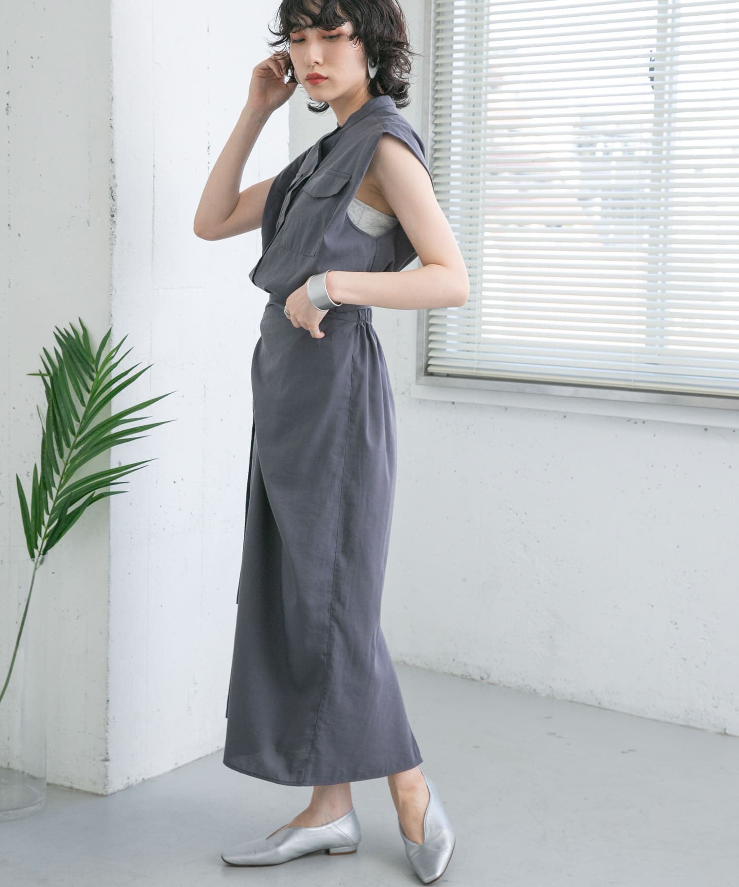 身長：160cm サイズ：one