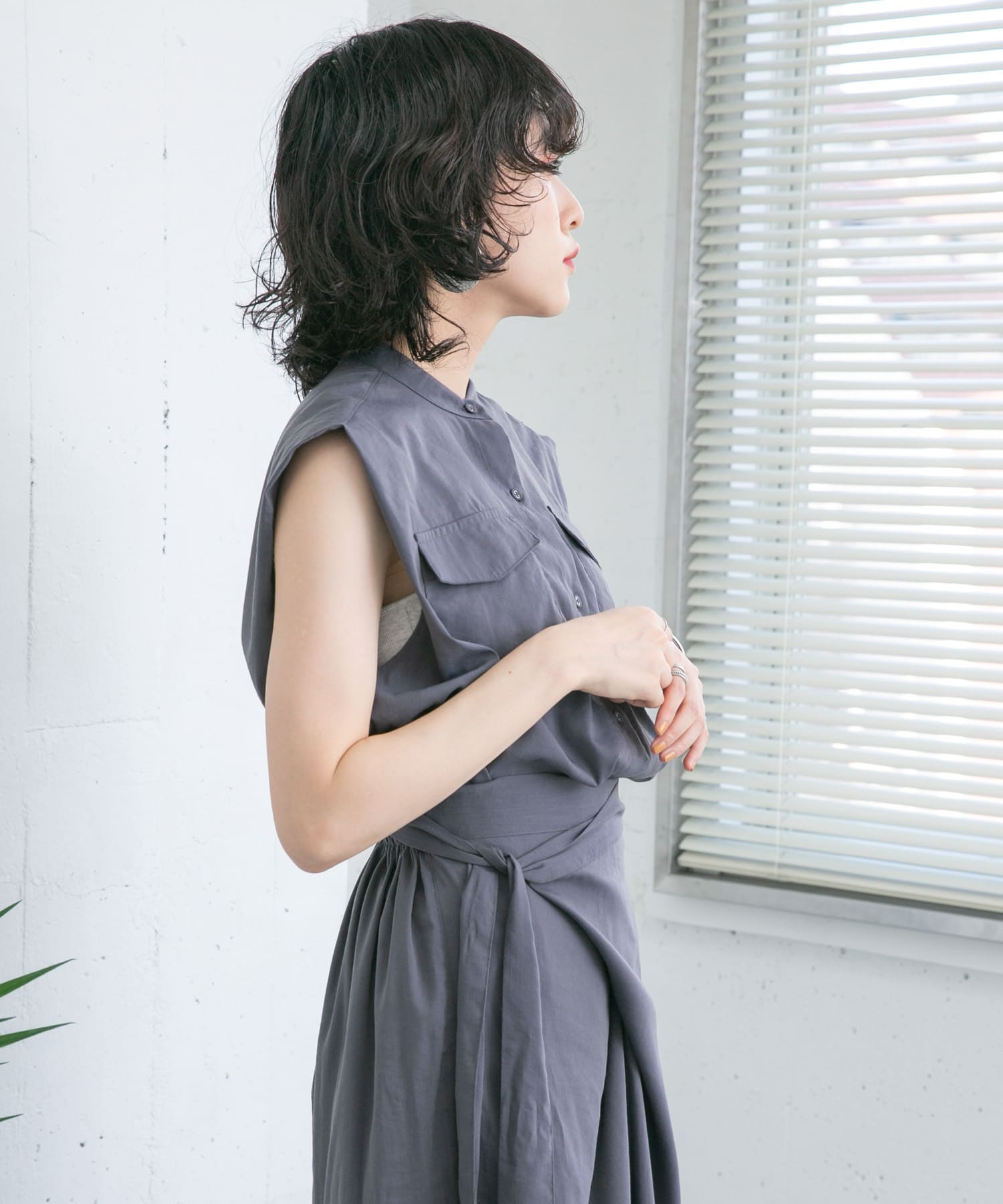 身長：160cm サイズ：one
