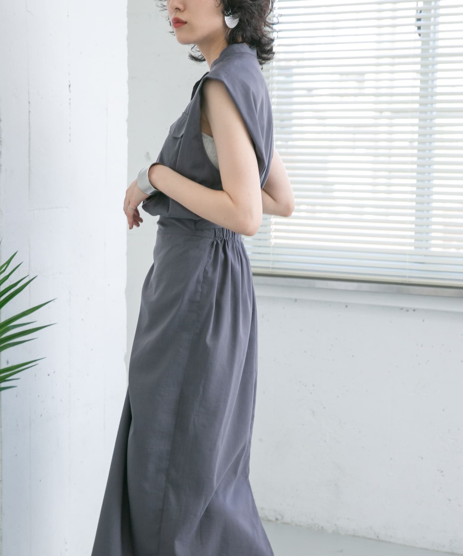 身長：160cm サイズ：one