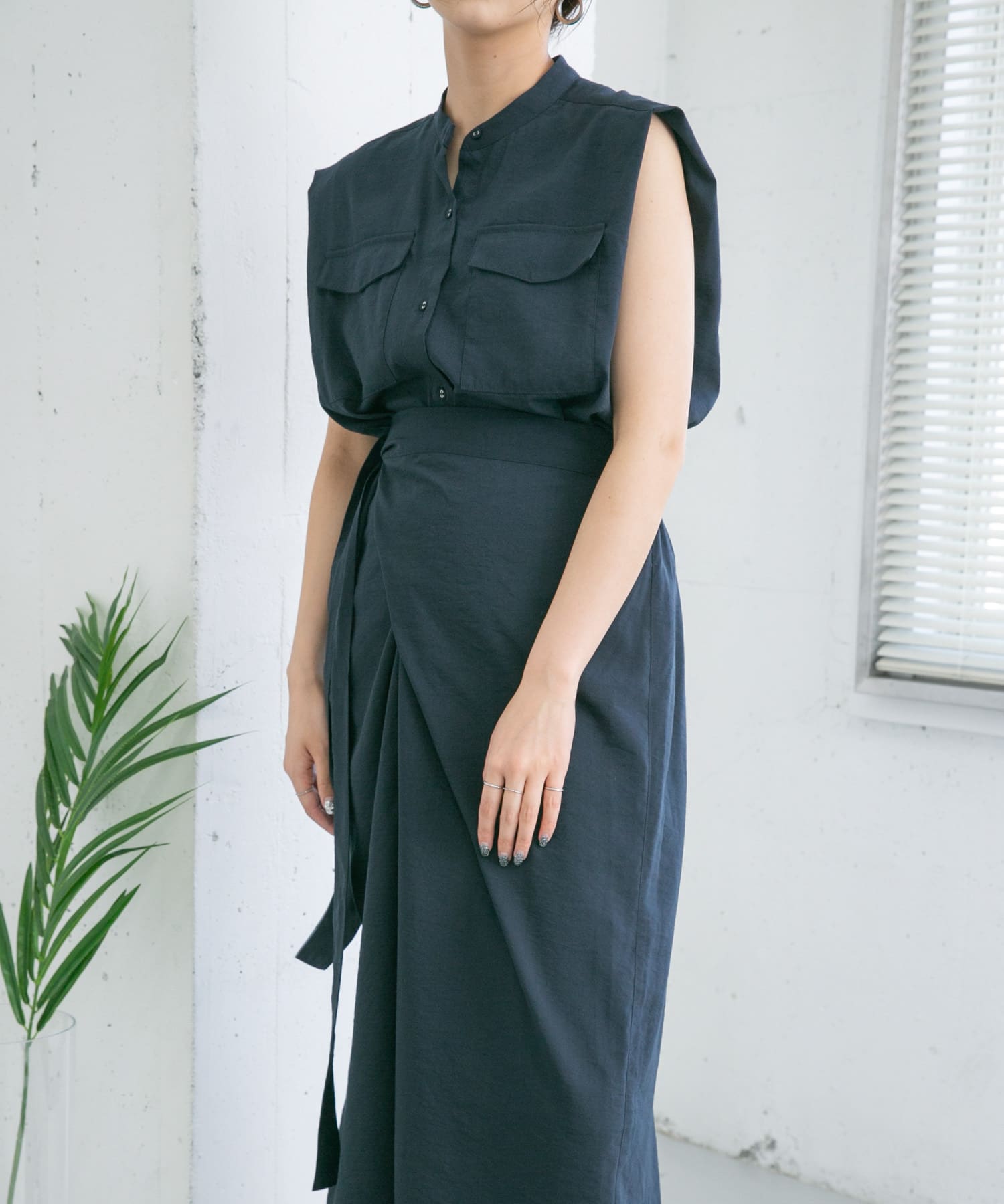 身長：165cm サイズ：one