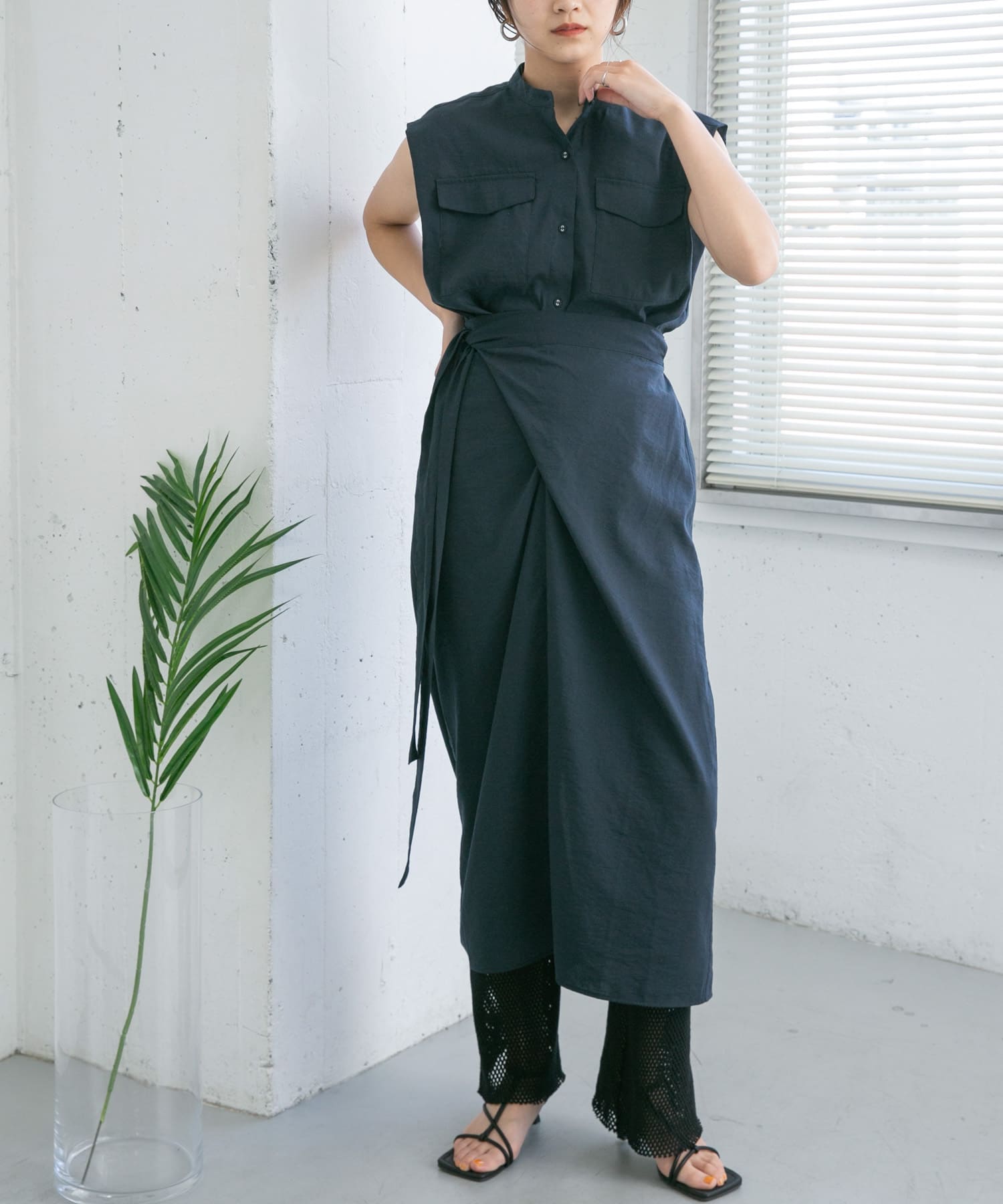 身長：165cm サイズ：one