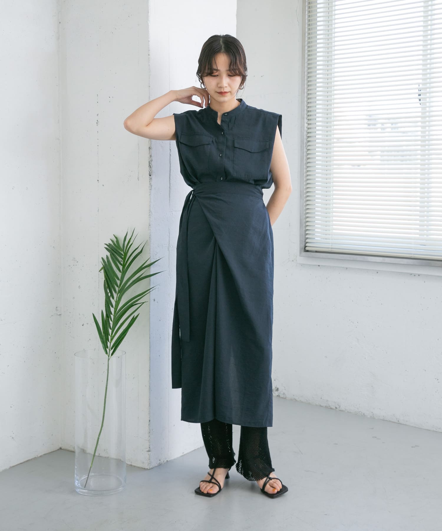 身長：165cm サイズ：one