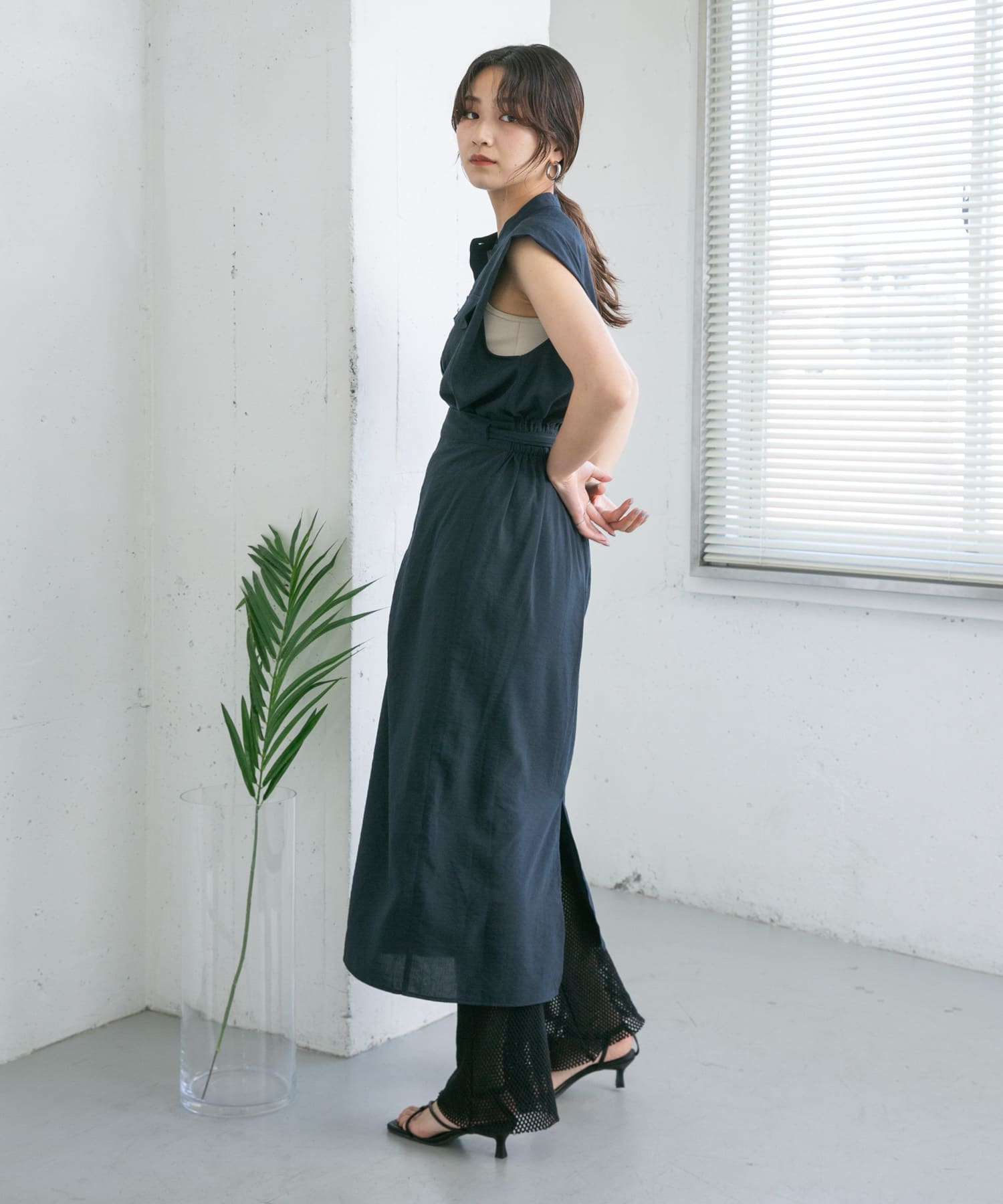 身長：165cm サイズ：one