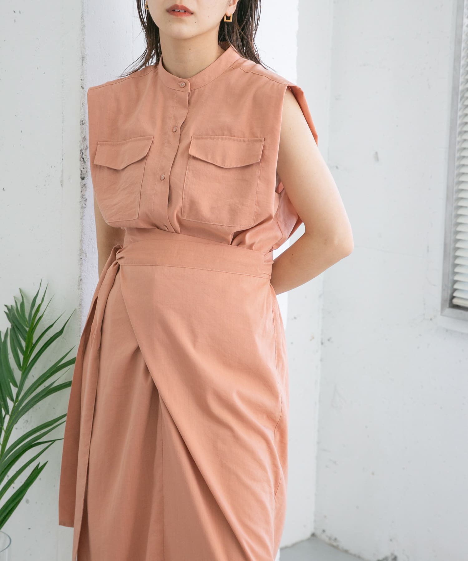身長：165cm サイズ：one