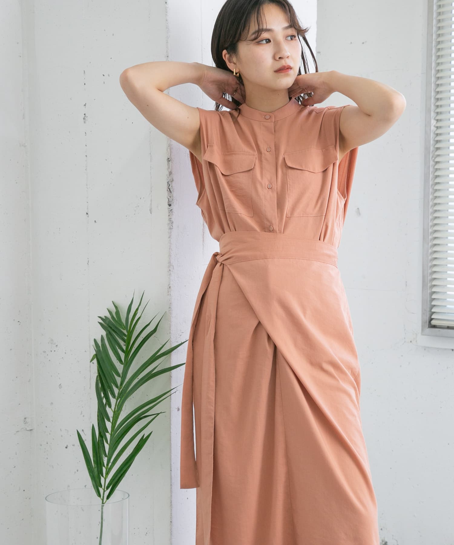 身長：165cm サイズ：one