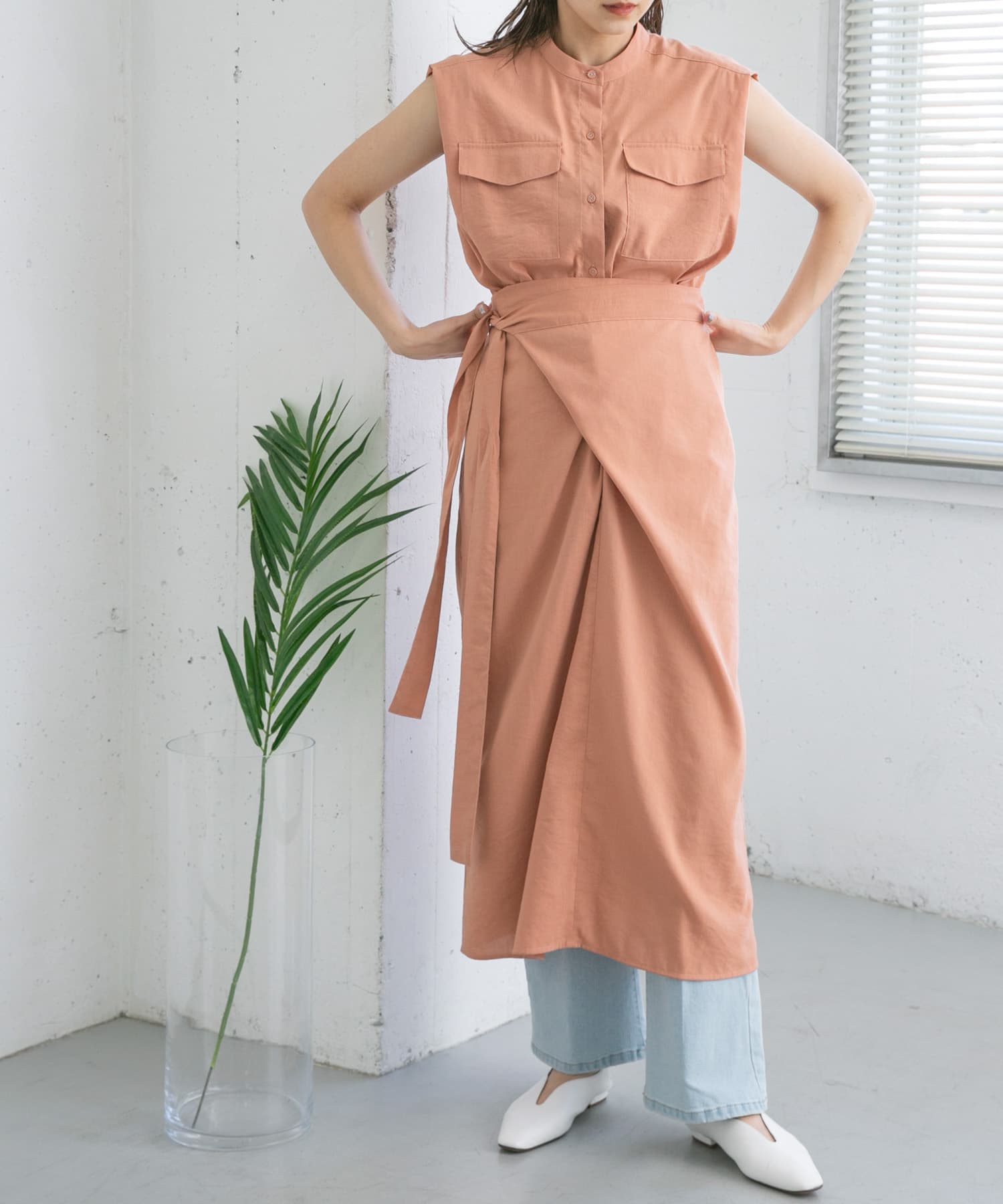 身長：165cm サイズ：one