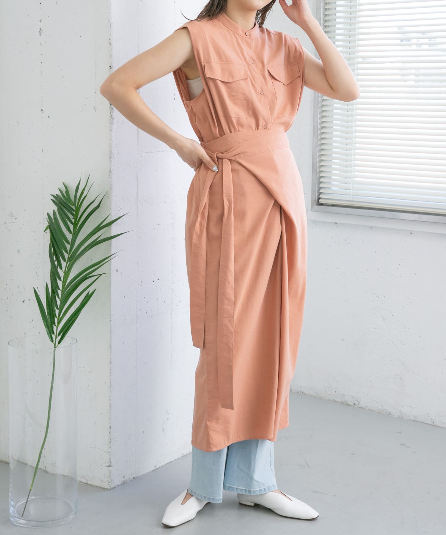 身長：165cm サイズ：one