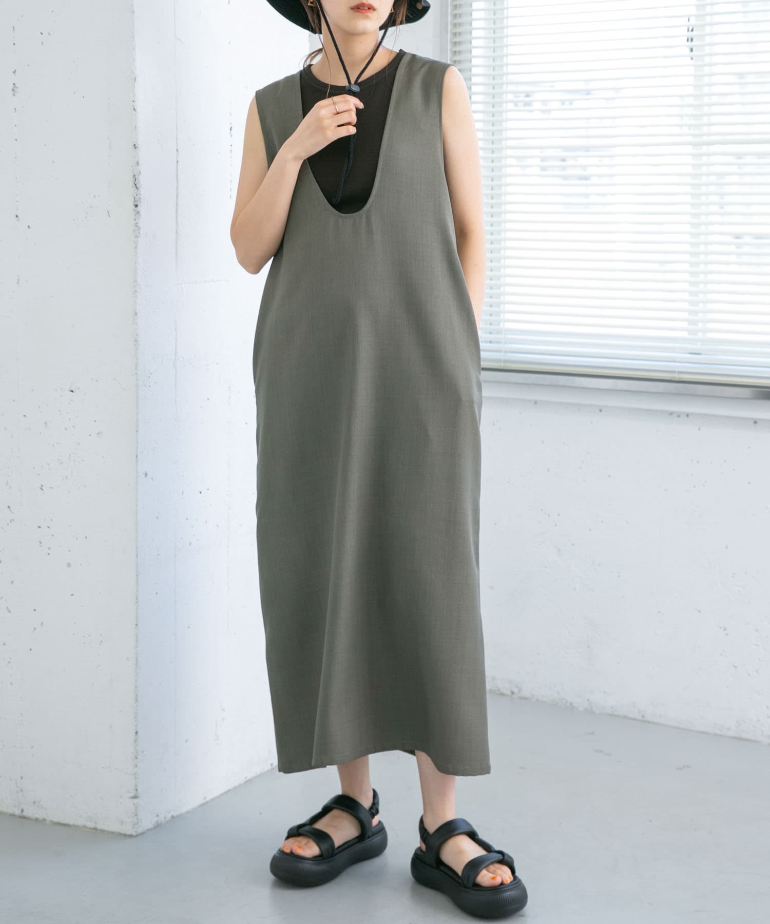 身長：165cm サイズ：one